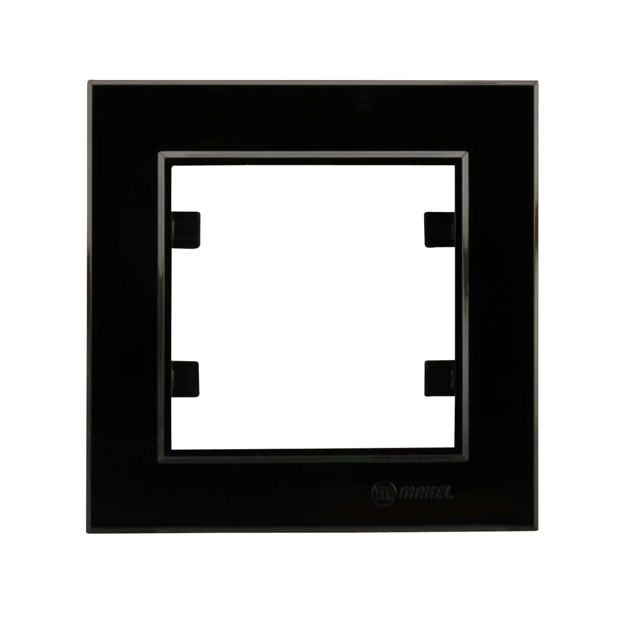 Unitec Abdeckrahmen 1-fach schwarz, Serie Karea Unitec Abdeckrahmen 1-fach schwarz, Serie Karea
