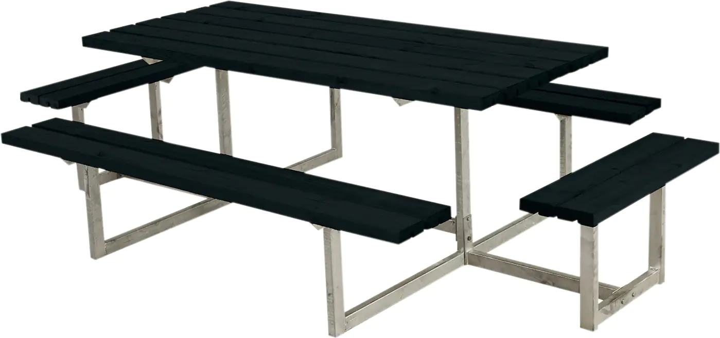 Plus Kombimöbel Basic 260 x 160 x 73 cm schwarz