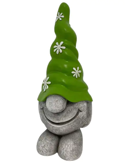 Dekofigur Wichtel stehend grün 26 x 11 x 12 cm