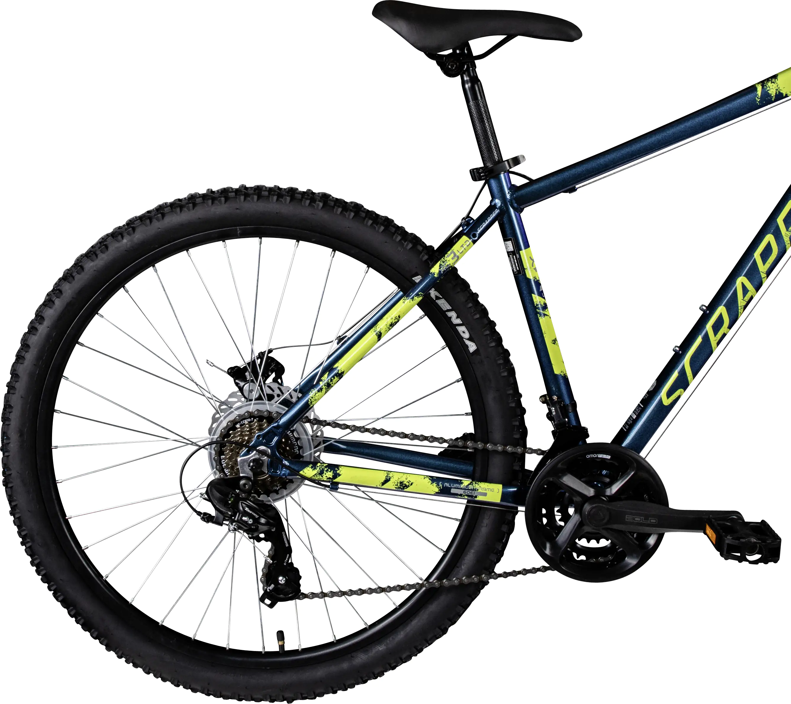 Scrapper Mountainbike XC 3.1 LTD XL 27,5 Zoll RH 55cm 21-Gang blau gelb
