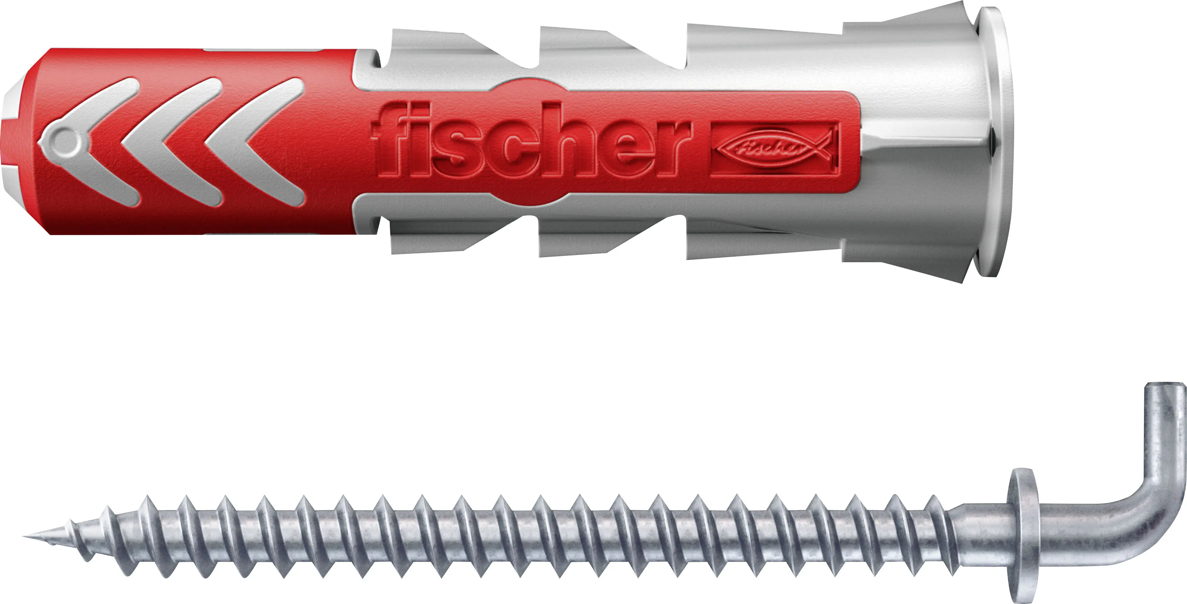 Fischer Dübel-Set DuoPower WH 6 x 30 mm mit Winkelhaken - 6 Stück