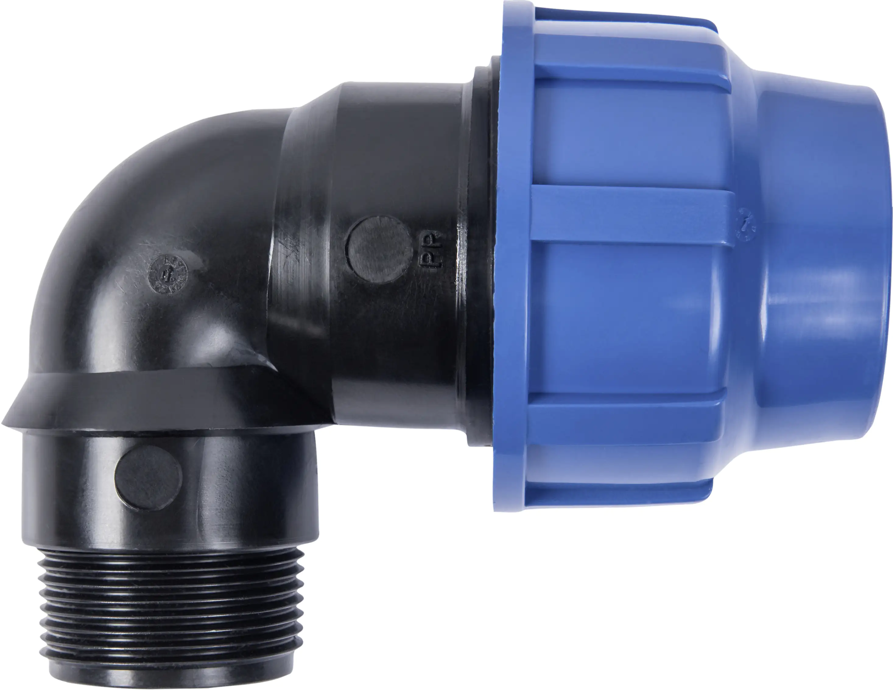 Cornat PE-Winkel, 20 mm x 0,5 Zoll Außengwinde Cornat PE-Winkel, 20 mm x 0,5 Zoll Außengwinde