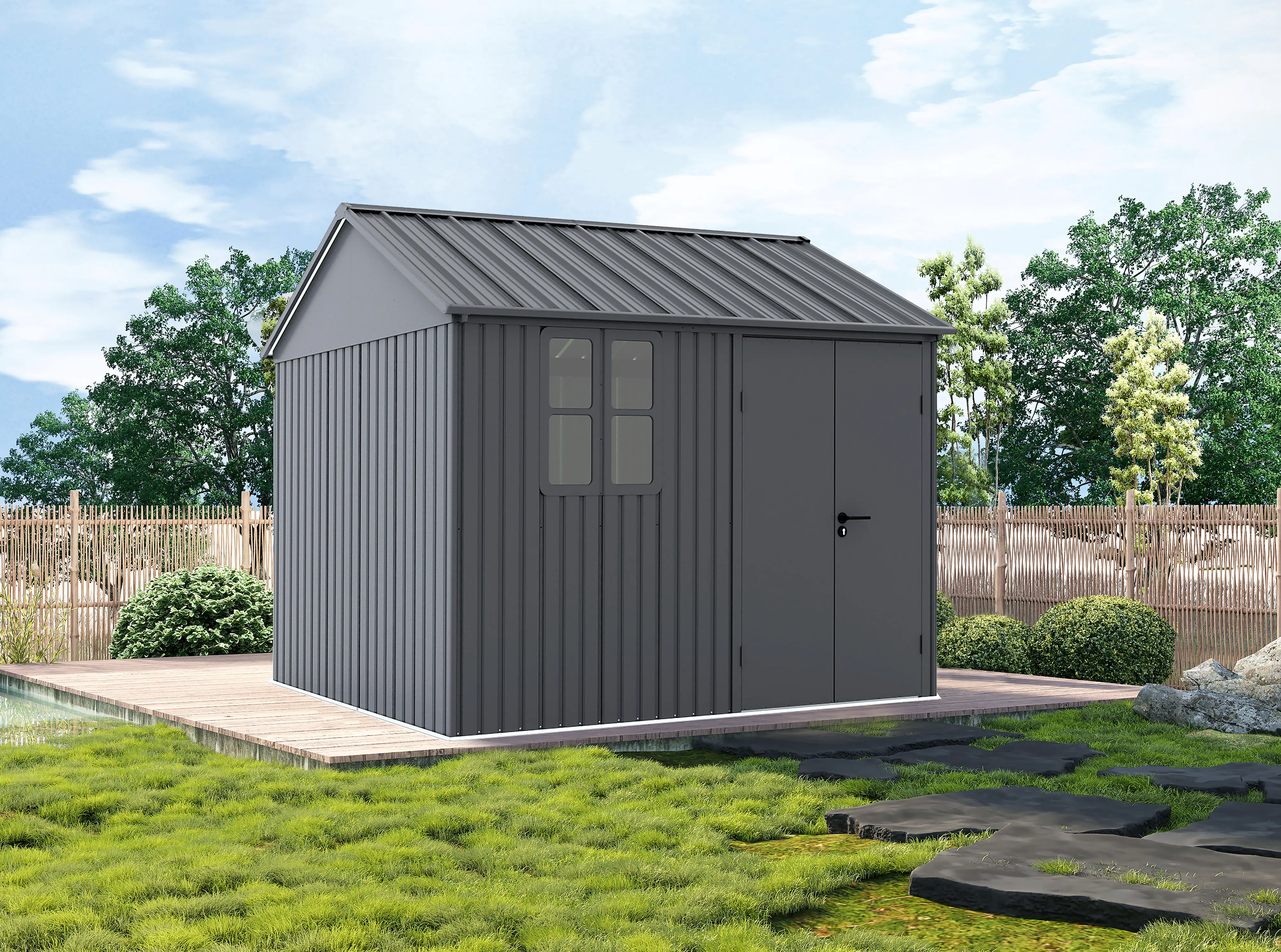 Gerätehaus Aluminium Garden Shed 291 x 231 cm