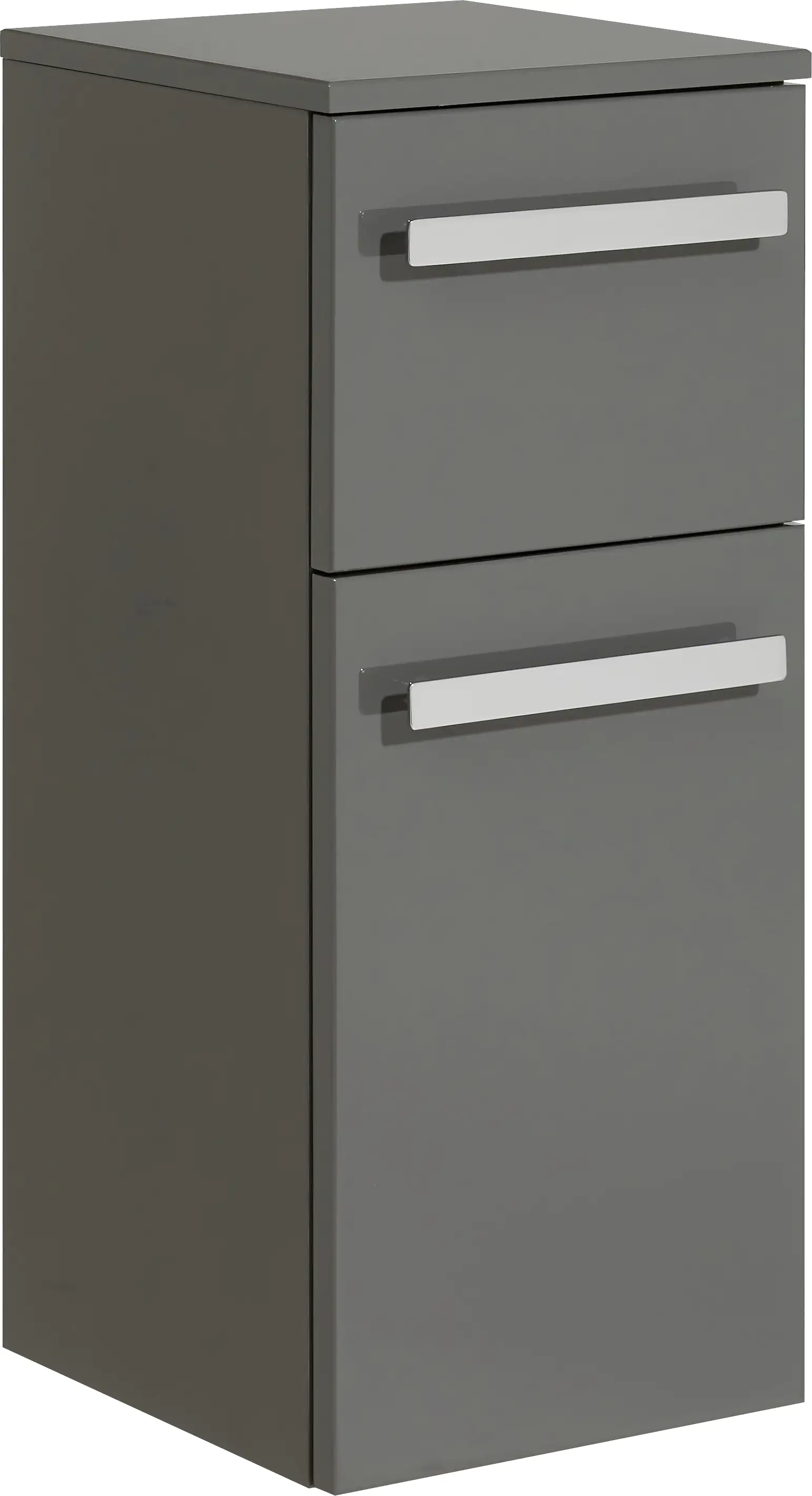 Pelipal Highboard Fokus 4005 Lack steingrau Hochglanz, Breite 30 cm