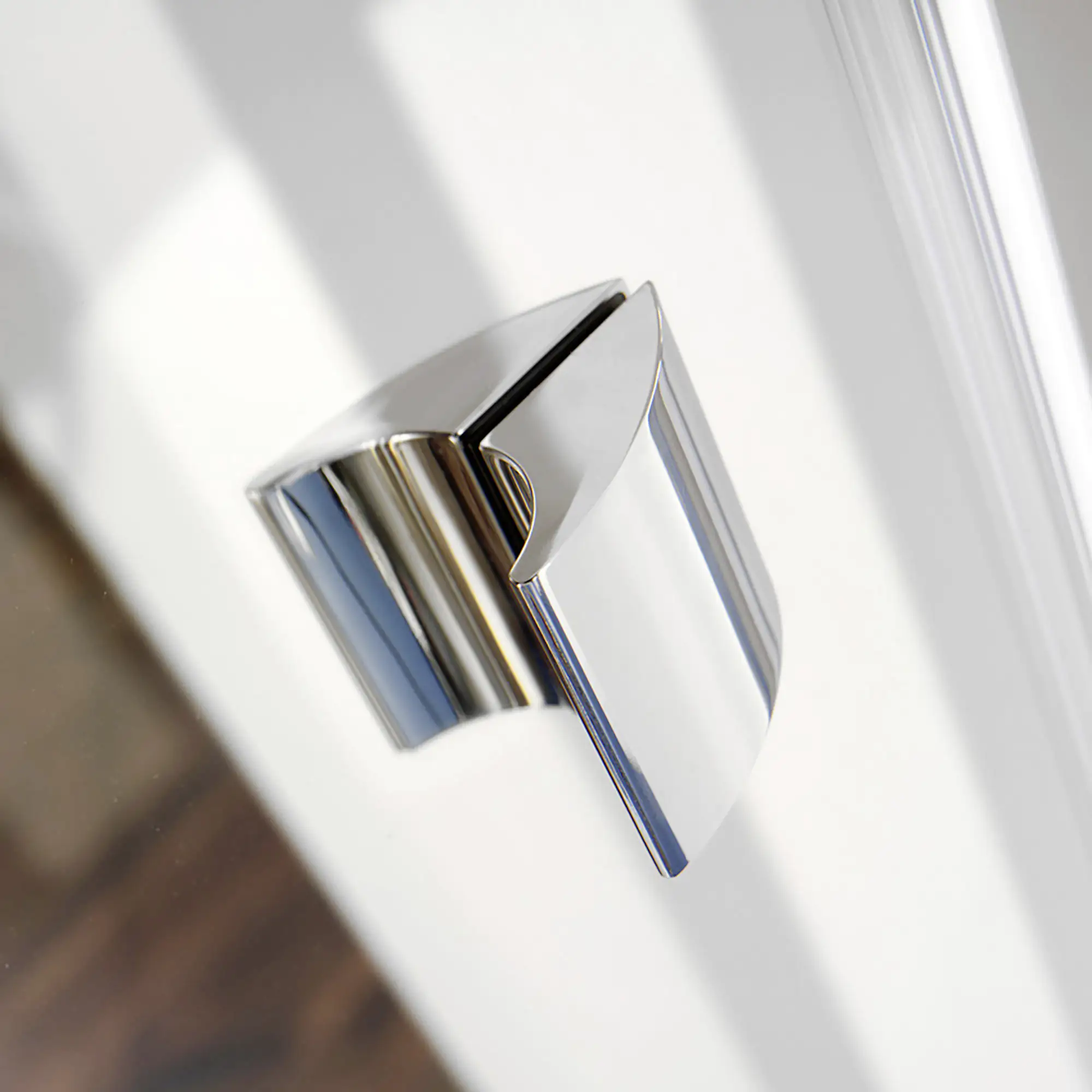 Breuer Runddusche Espira 4-tlg. 90 x 90 cm, Alu silber matt, Klarglas
