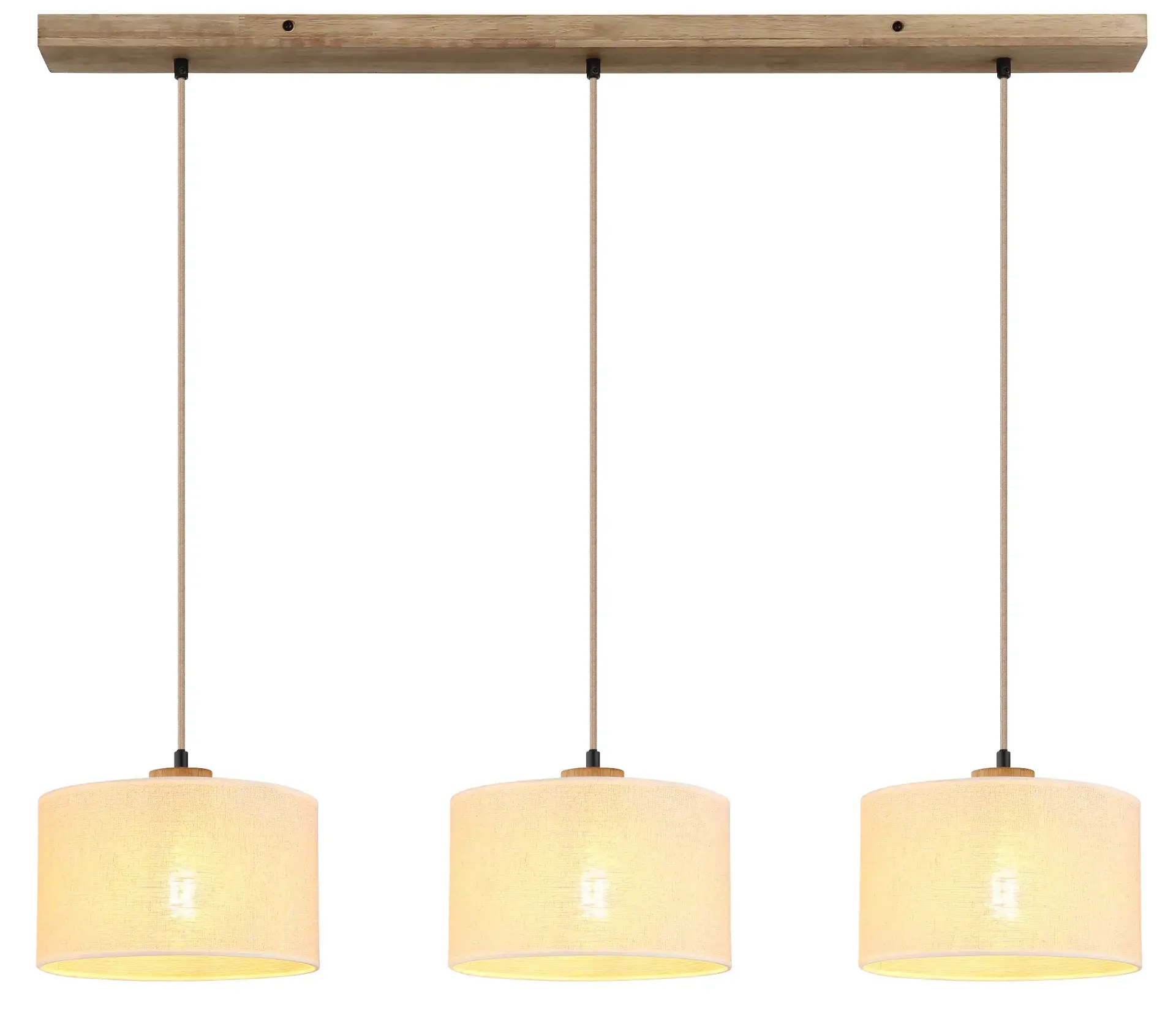 Globo Hängeleuchte Jule 100 x 25 cm 3xE27 weiß
