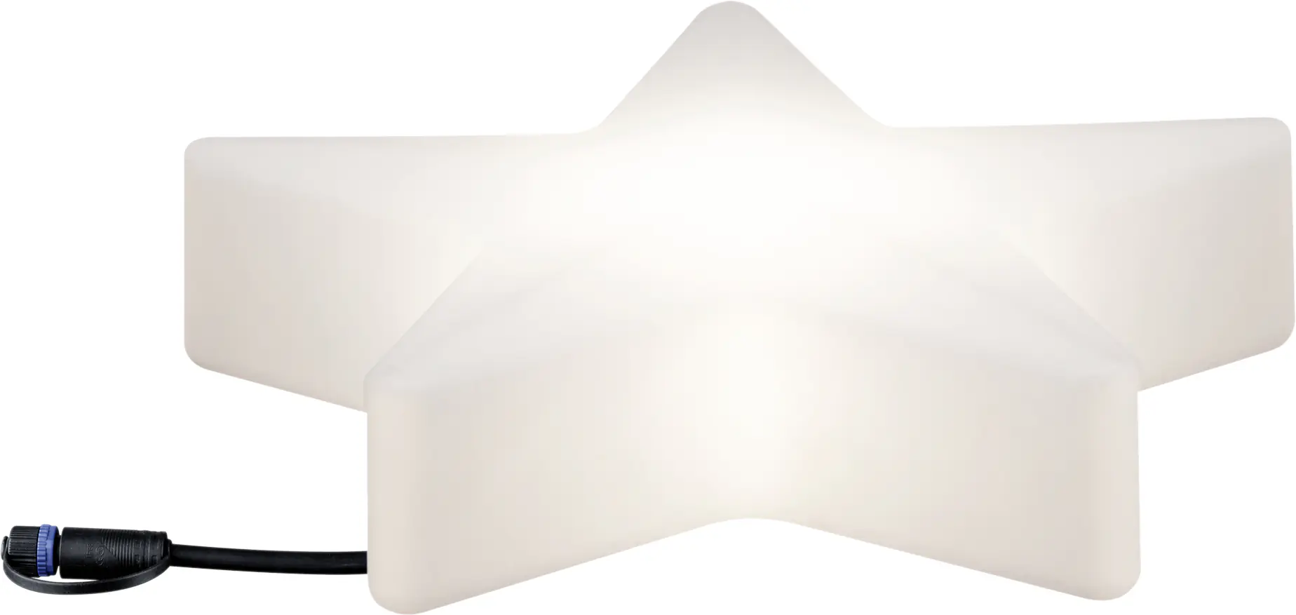 Paulmann Plug & Shine LED Lichtobjekt Star Outdoor, 40 cm, warmweiß