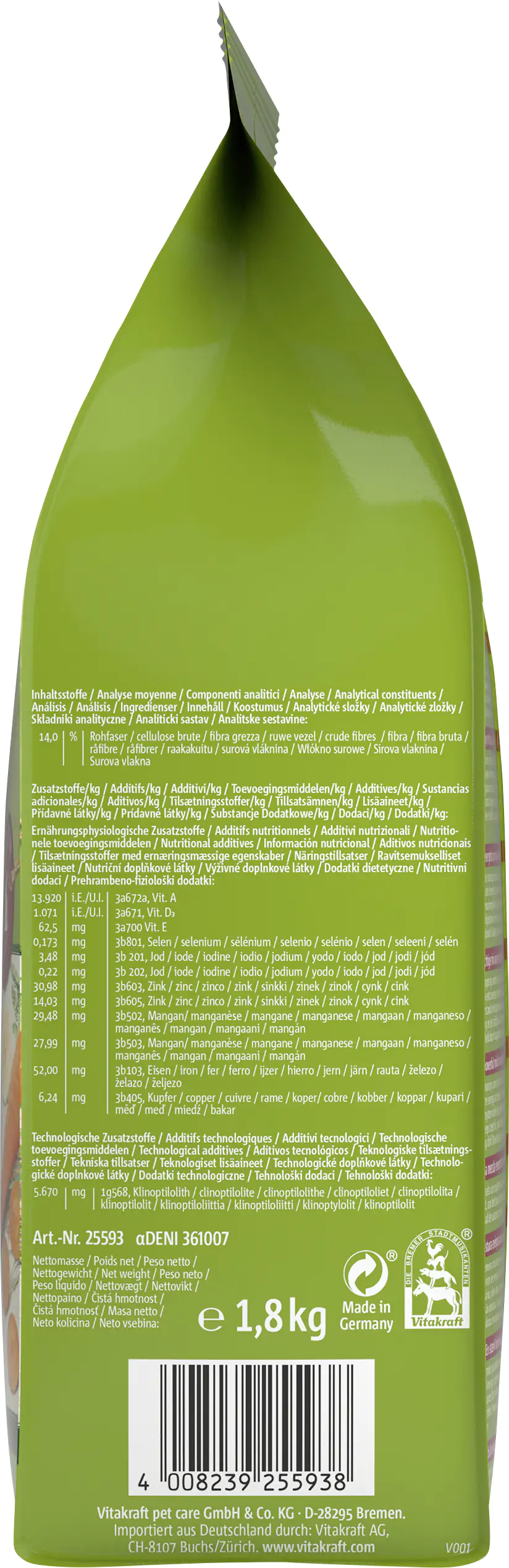 Vitakraft LIFE Power 1,8 kg