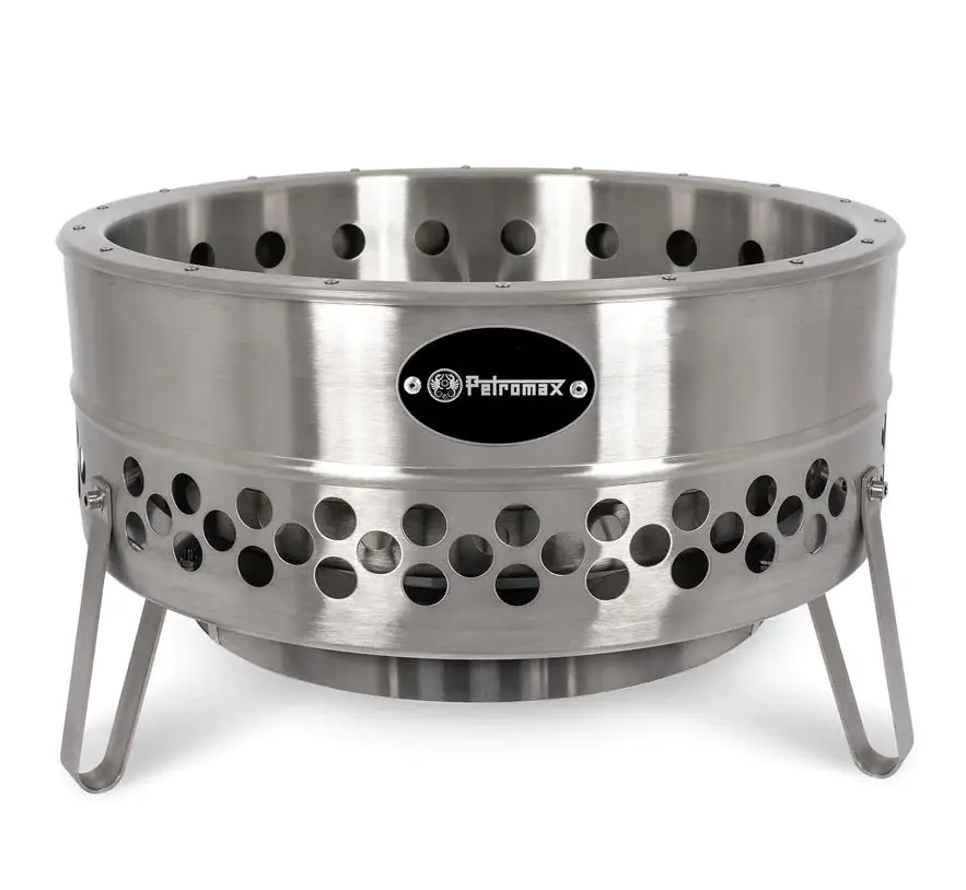 Petromax Feuerschale Tyropit Edelstahl Silber