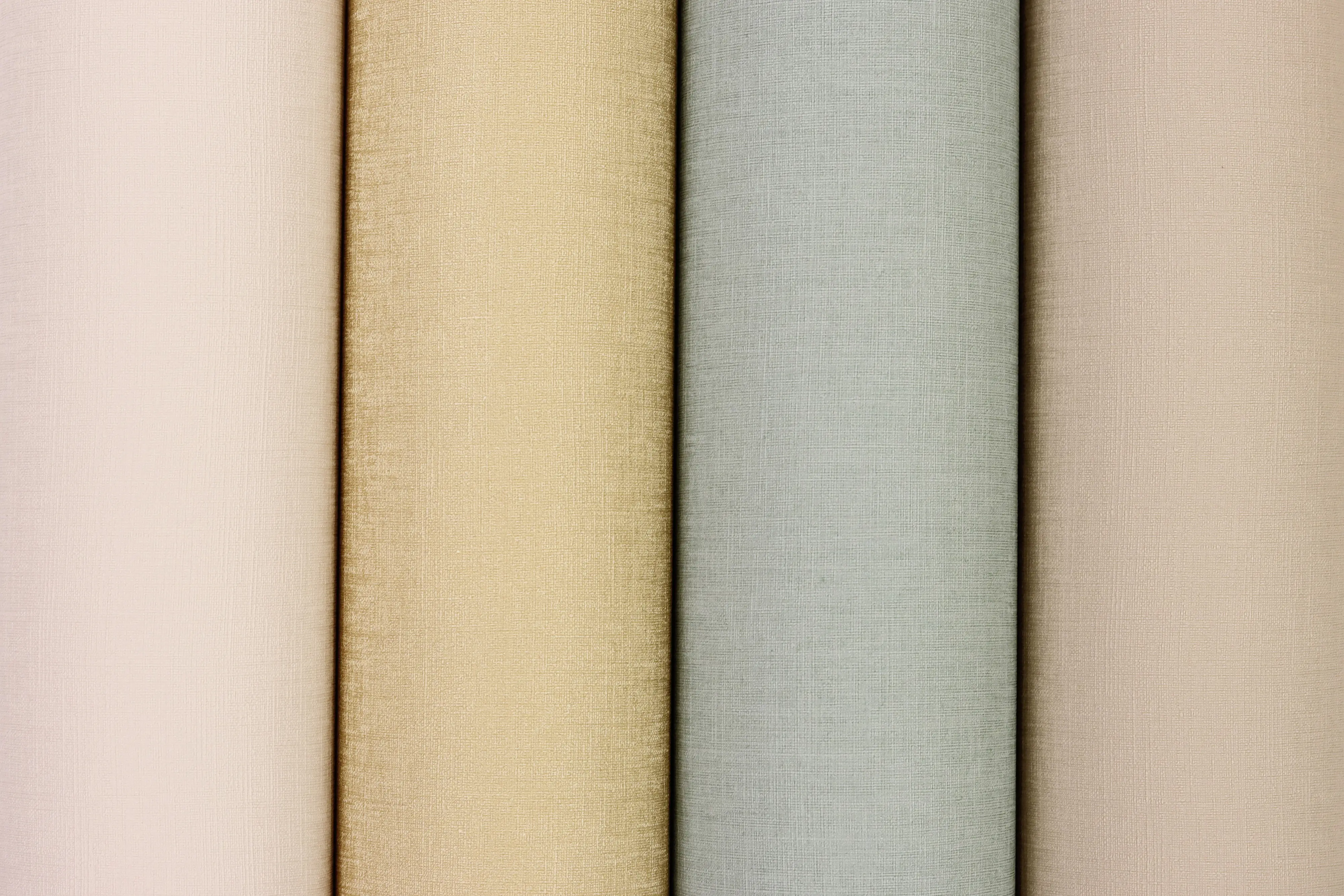 Rasch Vliestapete 690743 Selection, Textilstruktur grün, 10,05 x 0,53 m