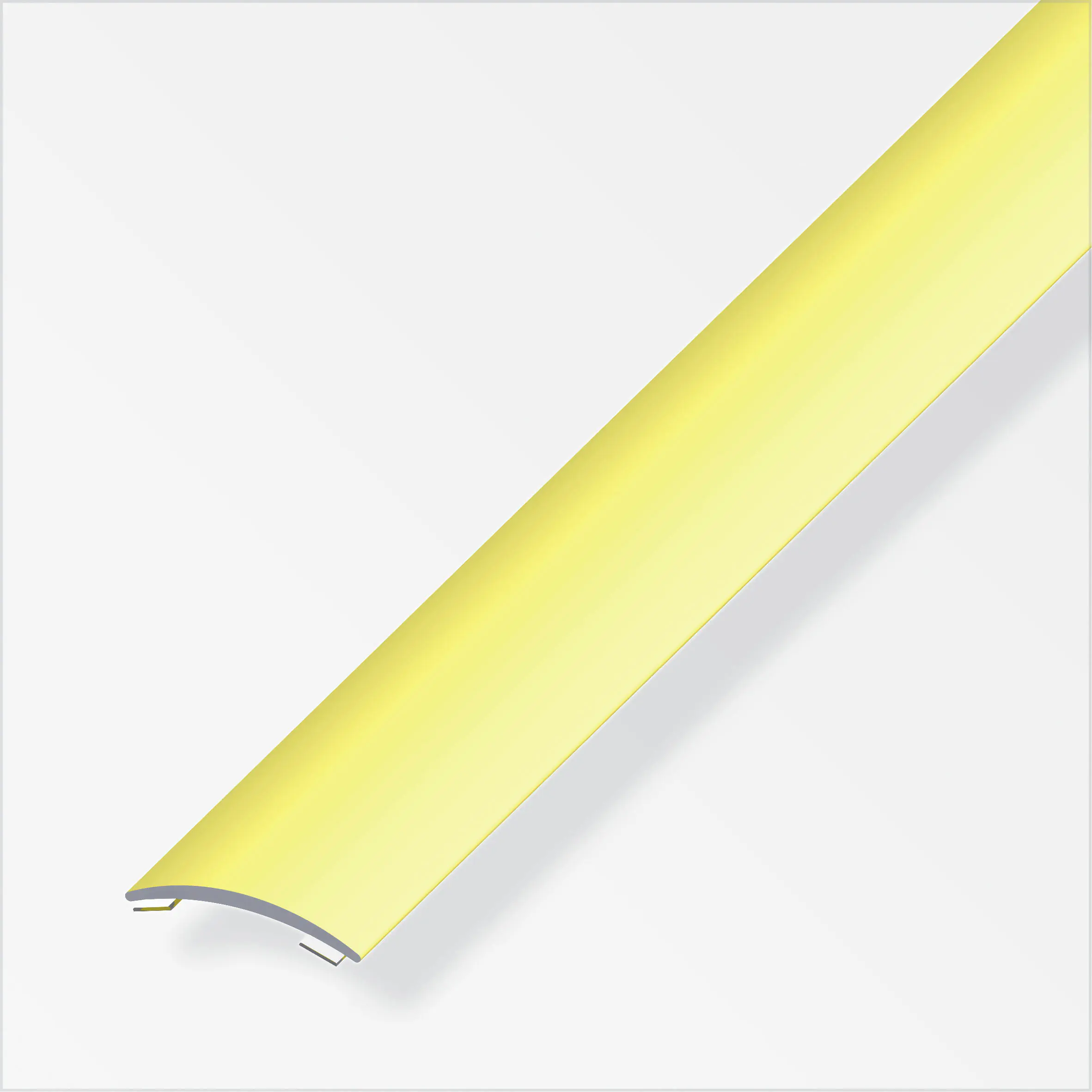 alfer Übergangsprofil 1 m, 30 x 5 mm Aluminium eloxiert messing glänzend