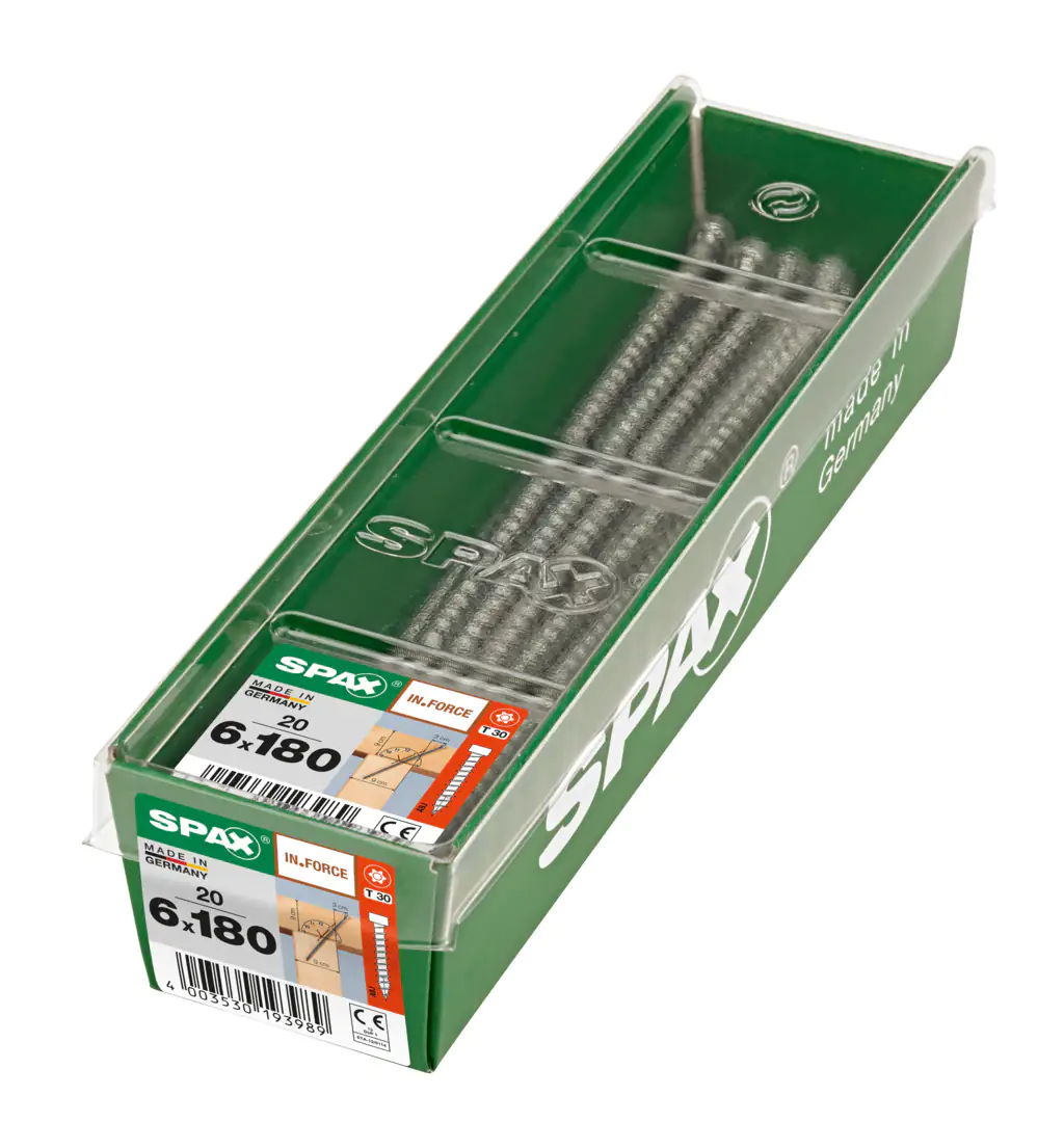 Spax Holzbauschrauben 6.0 x 180 mm TX 30 - 20 Stk.