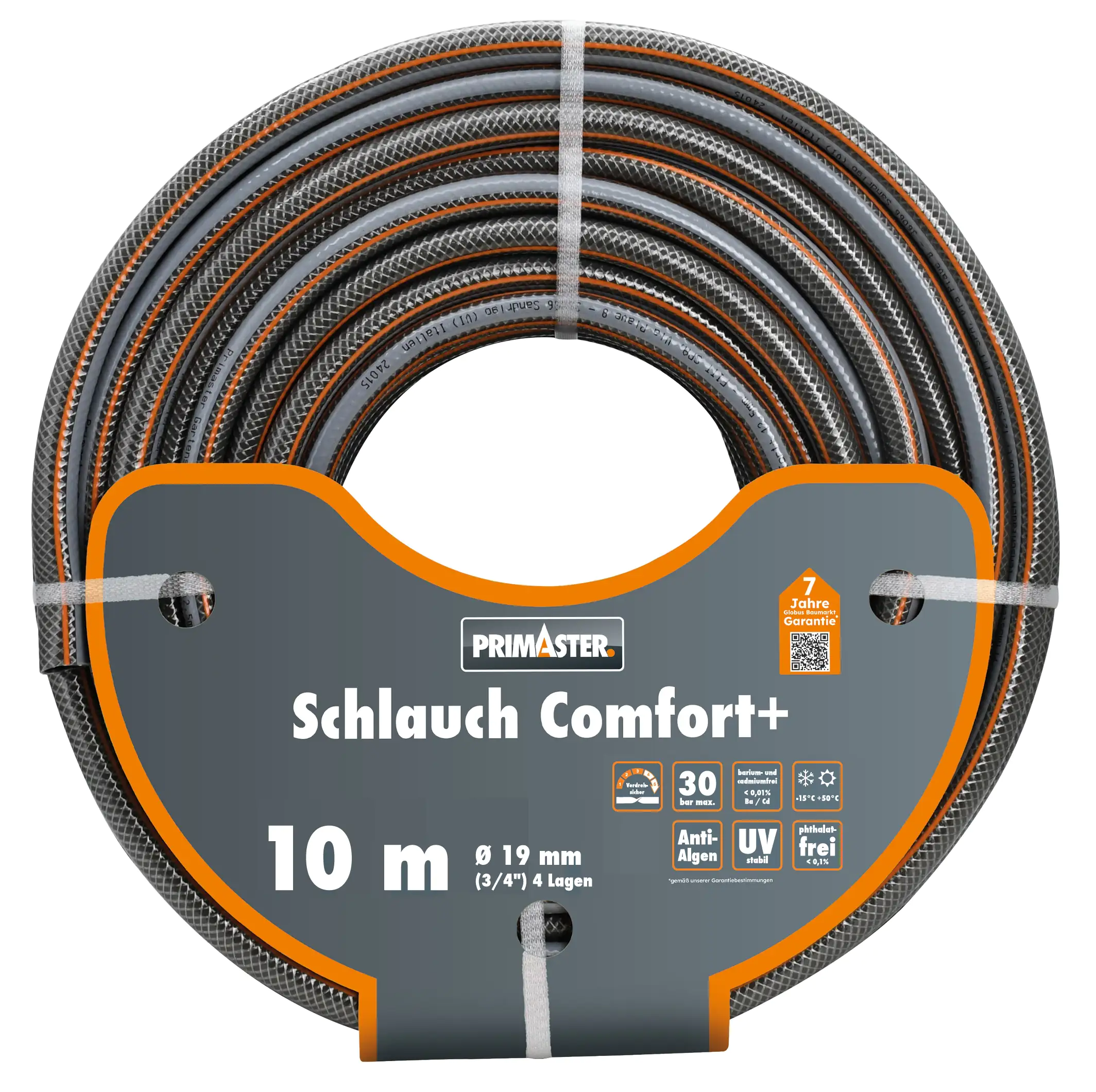 Primaster Gartenschlauch Comfort+ 10 m Ø 19 mm (3/4")