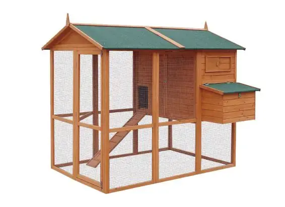 TrendLine Hühnerhaus Wilma XXL 174 x 149 x 160 cm natur