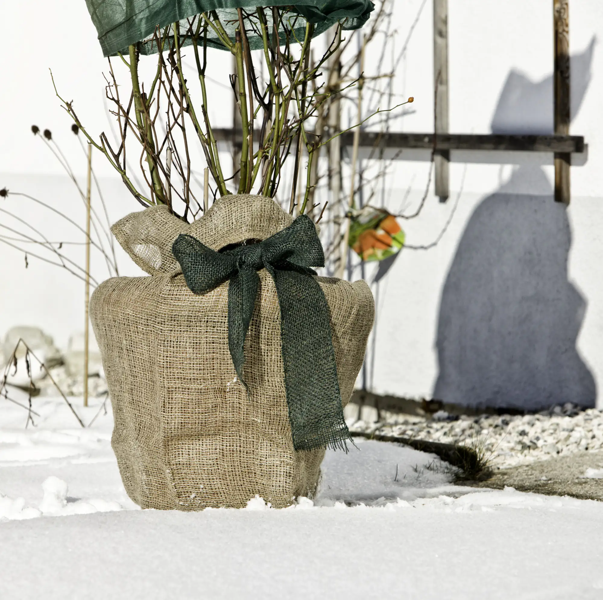 Windhager Jute-Wickelstreifen Öko grün 10 cm x 25 m, grün