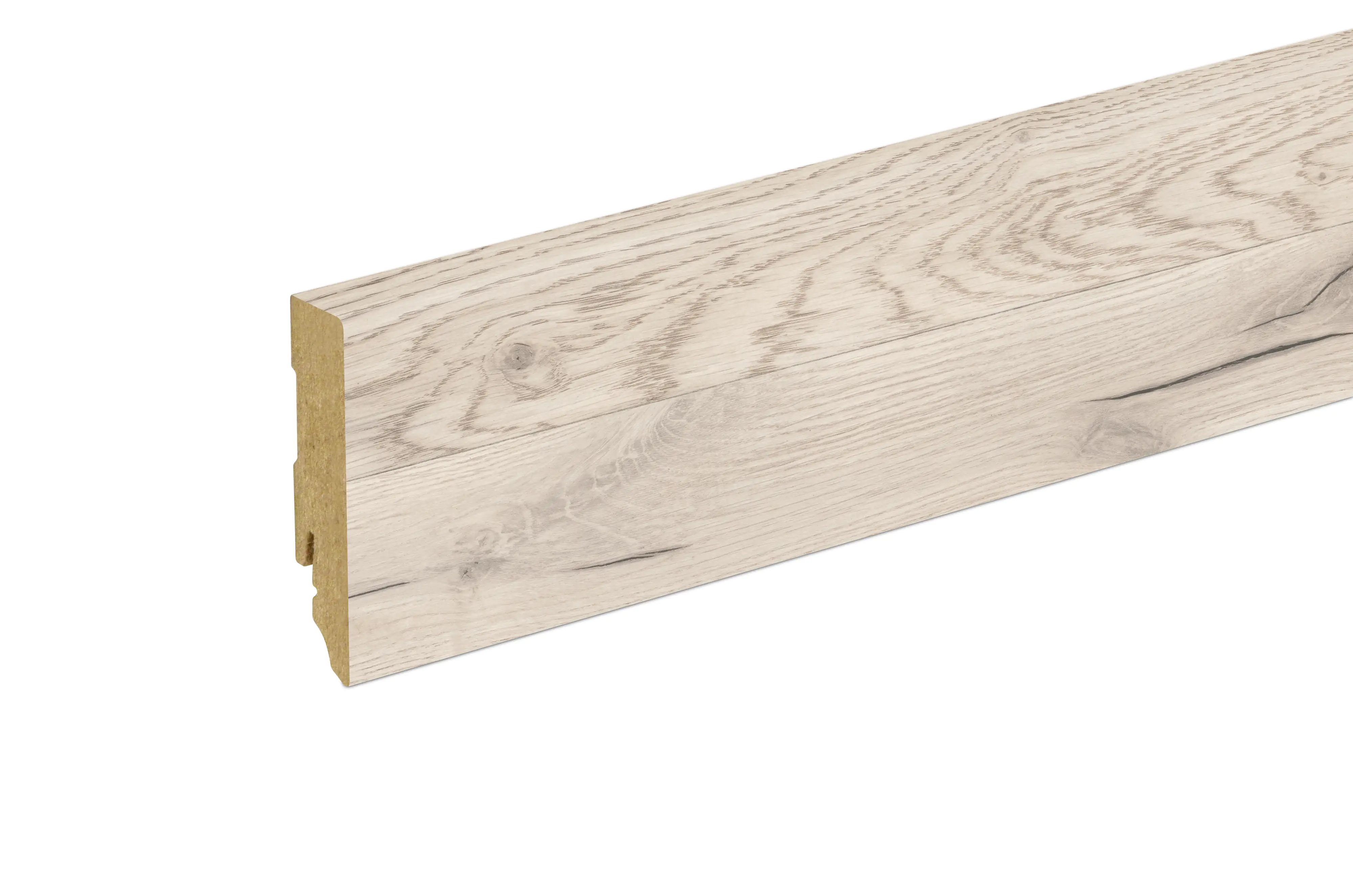 Neuhofer Fußleiste 240 cm 70 x 19 mm Eiche hell Neuhofer Fußleiste 240 cm 70 x 19 mm Eiche hell