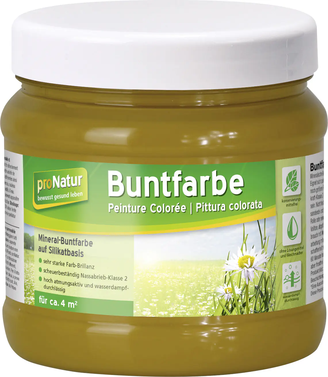 proNatur Buntfarbe 750 ml warmer Wüstensand