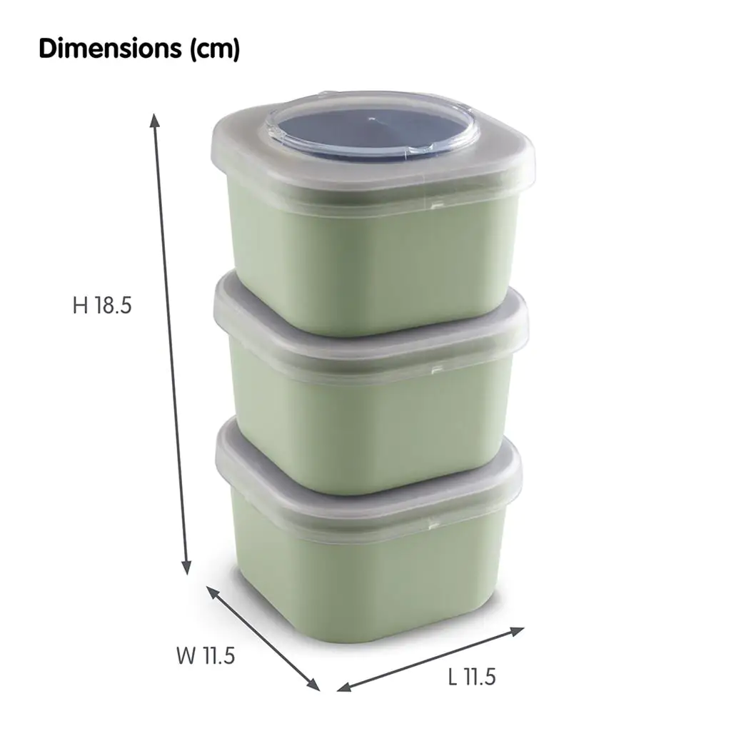 Sunware Food to Go Lunchbox Sigma Home 3er-Set grün Sunware Food to Go Lunchbox Sigma Home 3er-Set grün