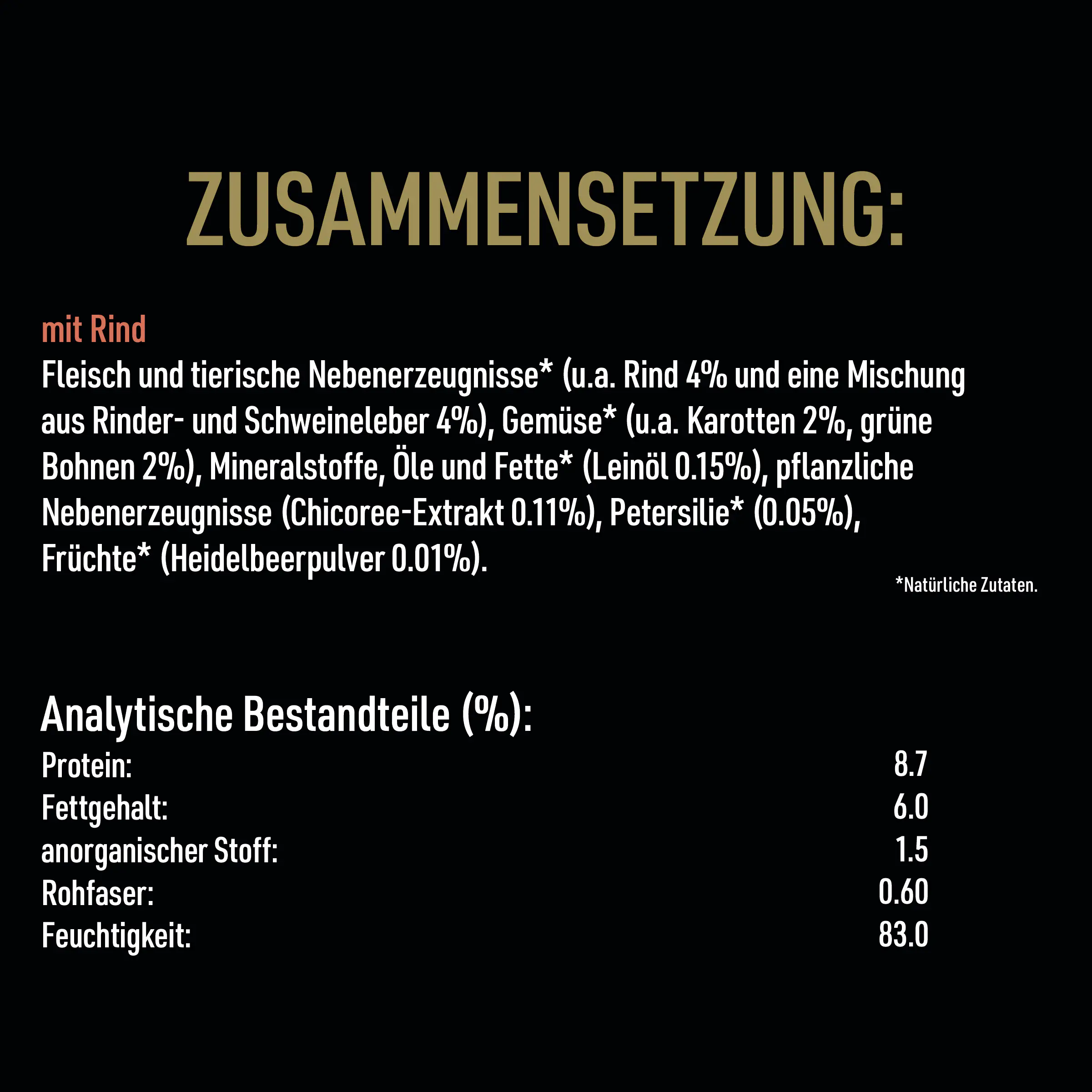 Cesar Natural Goodness Hundenassfutter Adult 100 g Rind & Gemüse