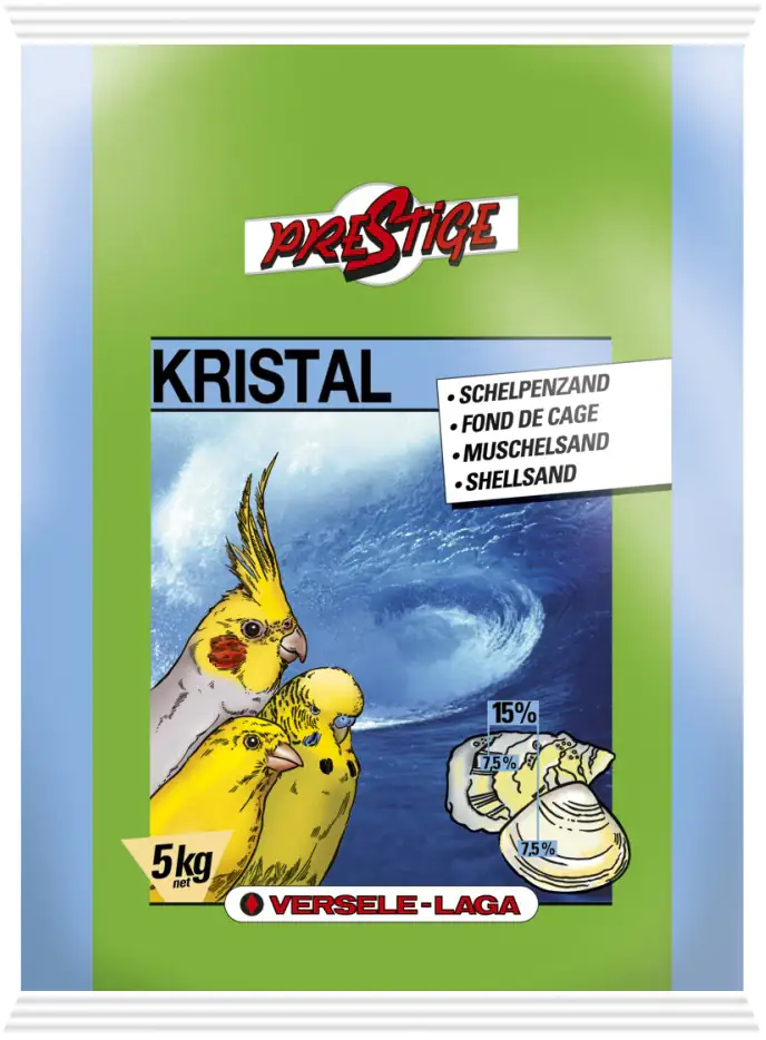 5410340230015 Prestige Muschelsand Kristal - weiß 5 kg