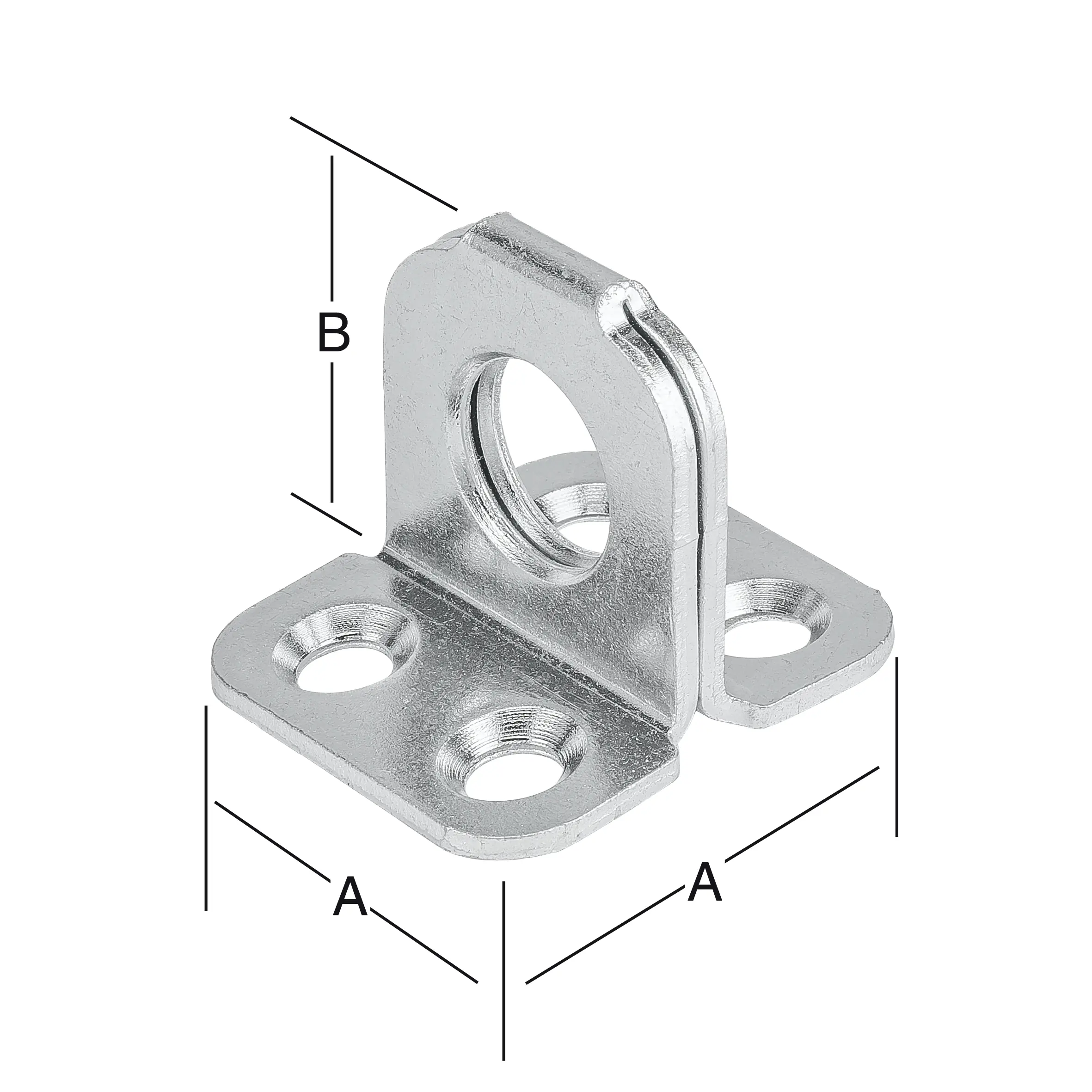 Vormann Ösenplatten verzinkt 45 x 42 mm