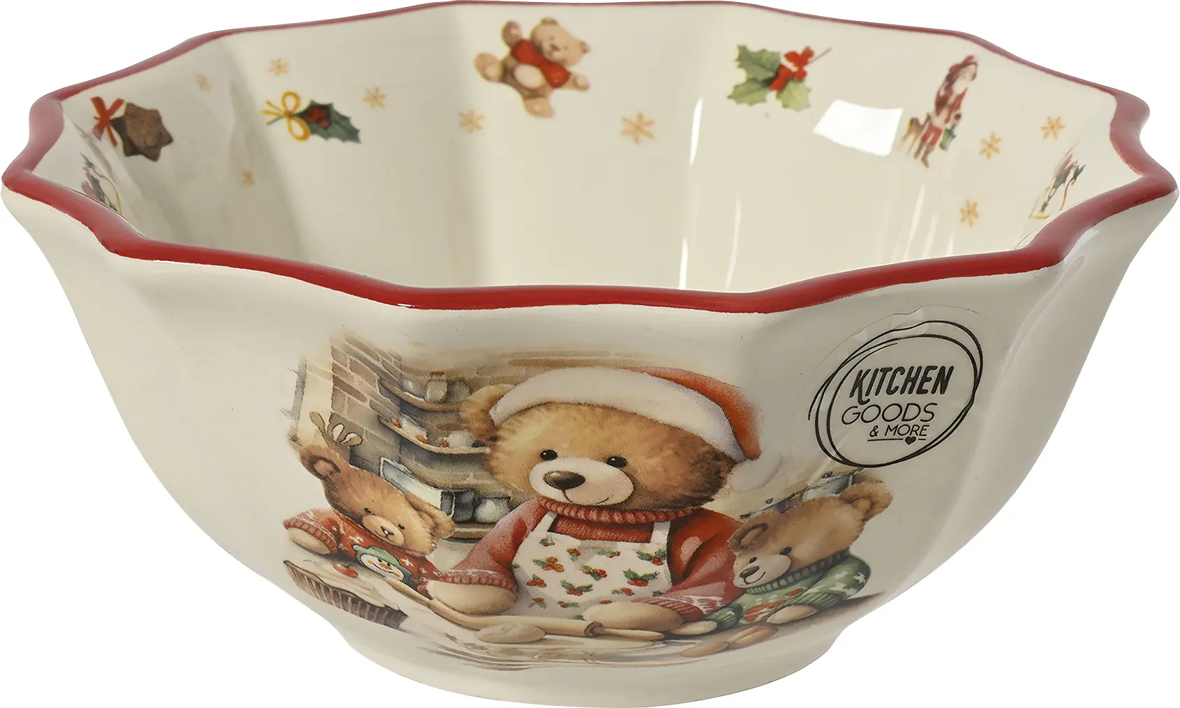 Kitchen Goods Schale Weihnachten aus Dolomit Ø 3,5 cm bunt