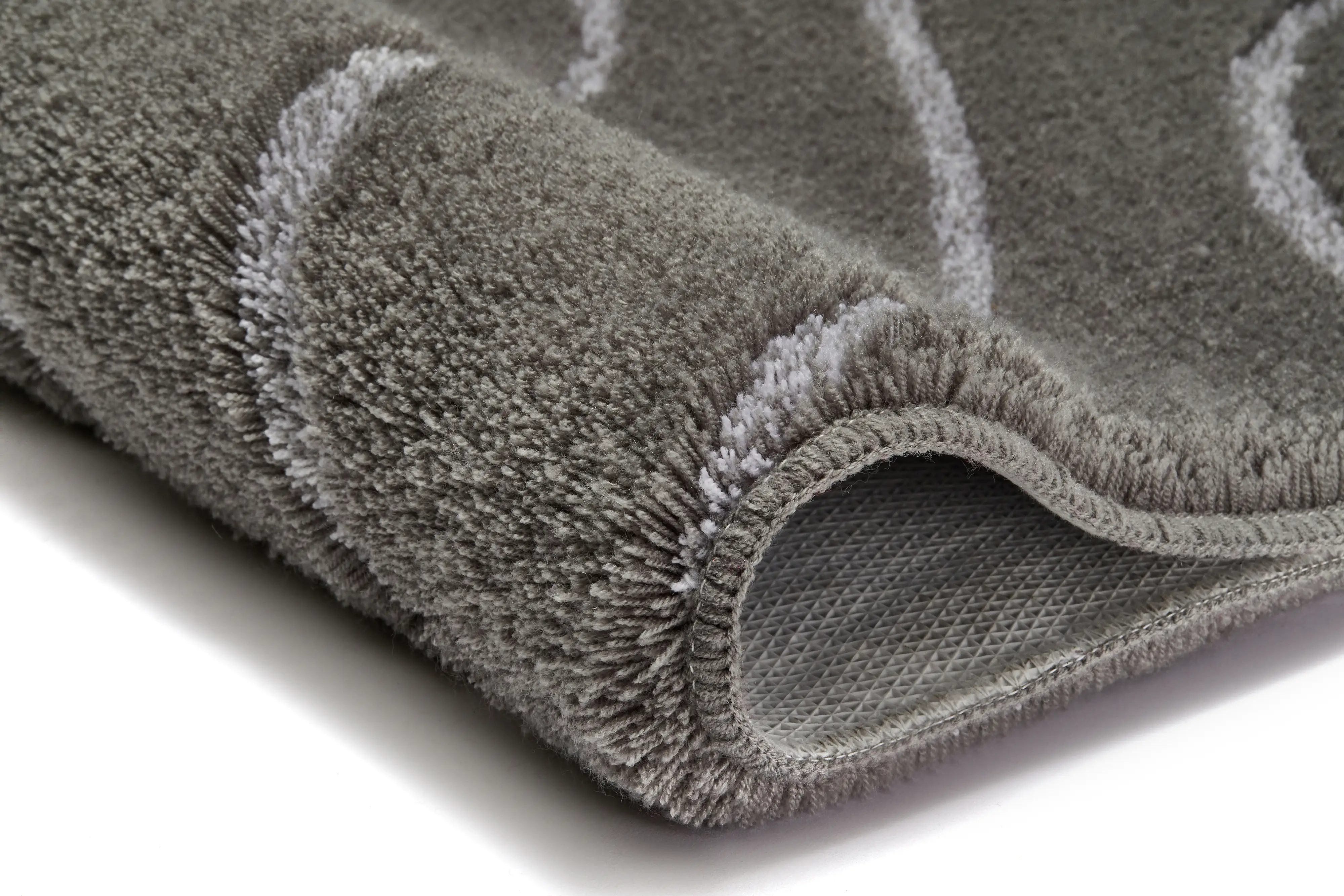 Tram Badteppich anthrazit Polyacryl 70 x 120 cm