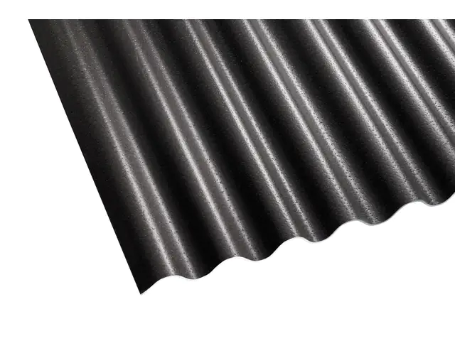 Gutta Wellplatte Shelltec Sinus 95/34 200 x 95 cm 4 mm schwarz Gutta Wellplatte Shelltec Sinus 95/34 200 x 95 cm 4 mm schwarz