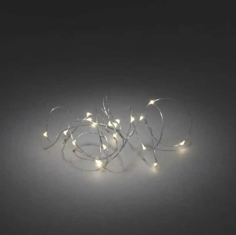 Konstsmide Micro LED Lichterkette 4,40 m warmweiß mit Timer Konstsmide Micro LED Lichterkette 4,40 m warmweiß mit Timer