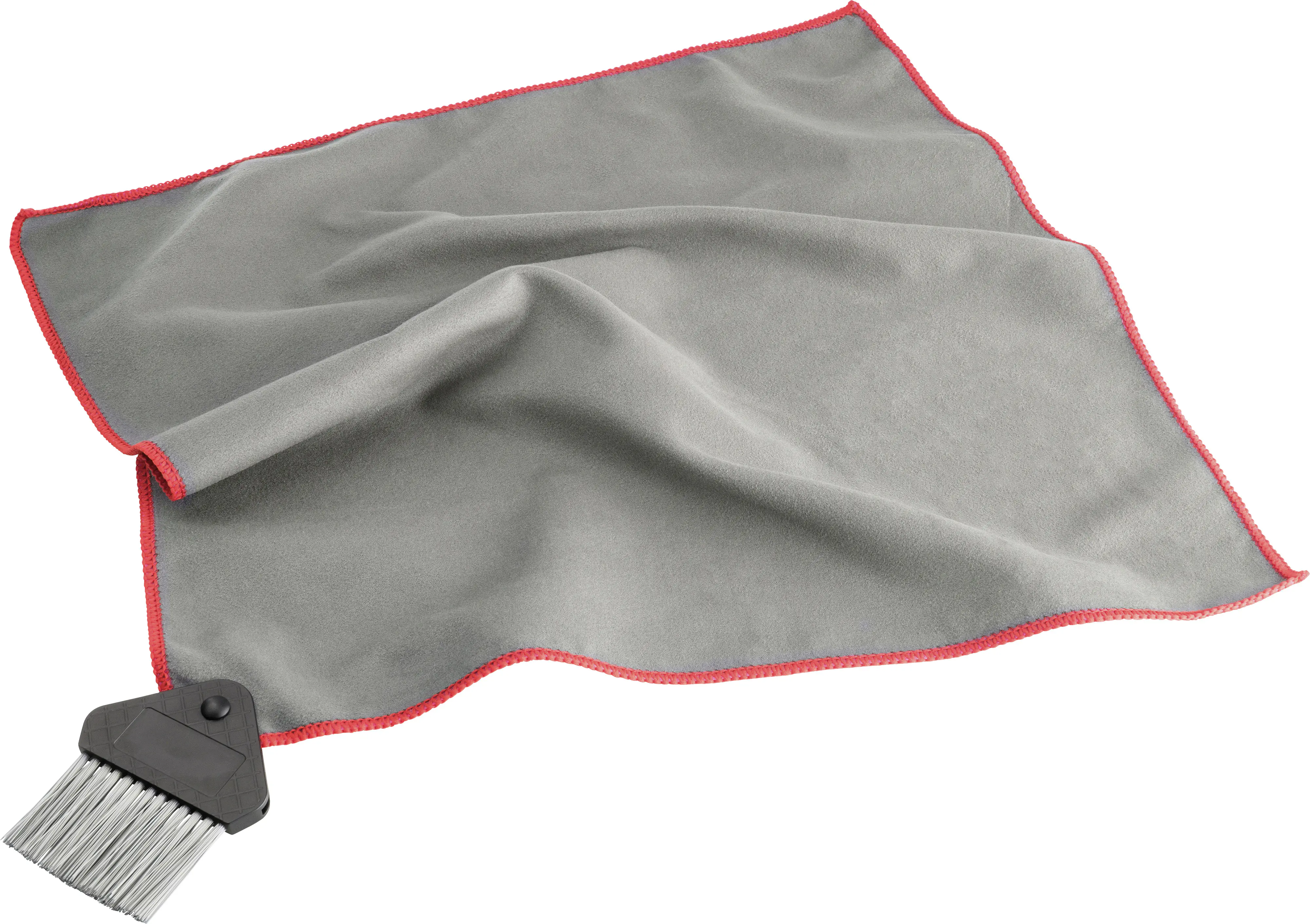 Walser Cockpit Reinigungstuch 2in1, Mikrofasertuch mit Bürste 40x40 cm