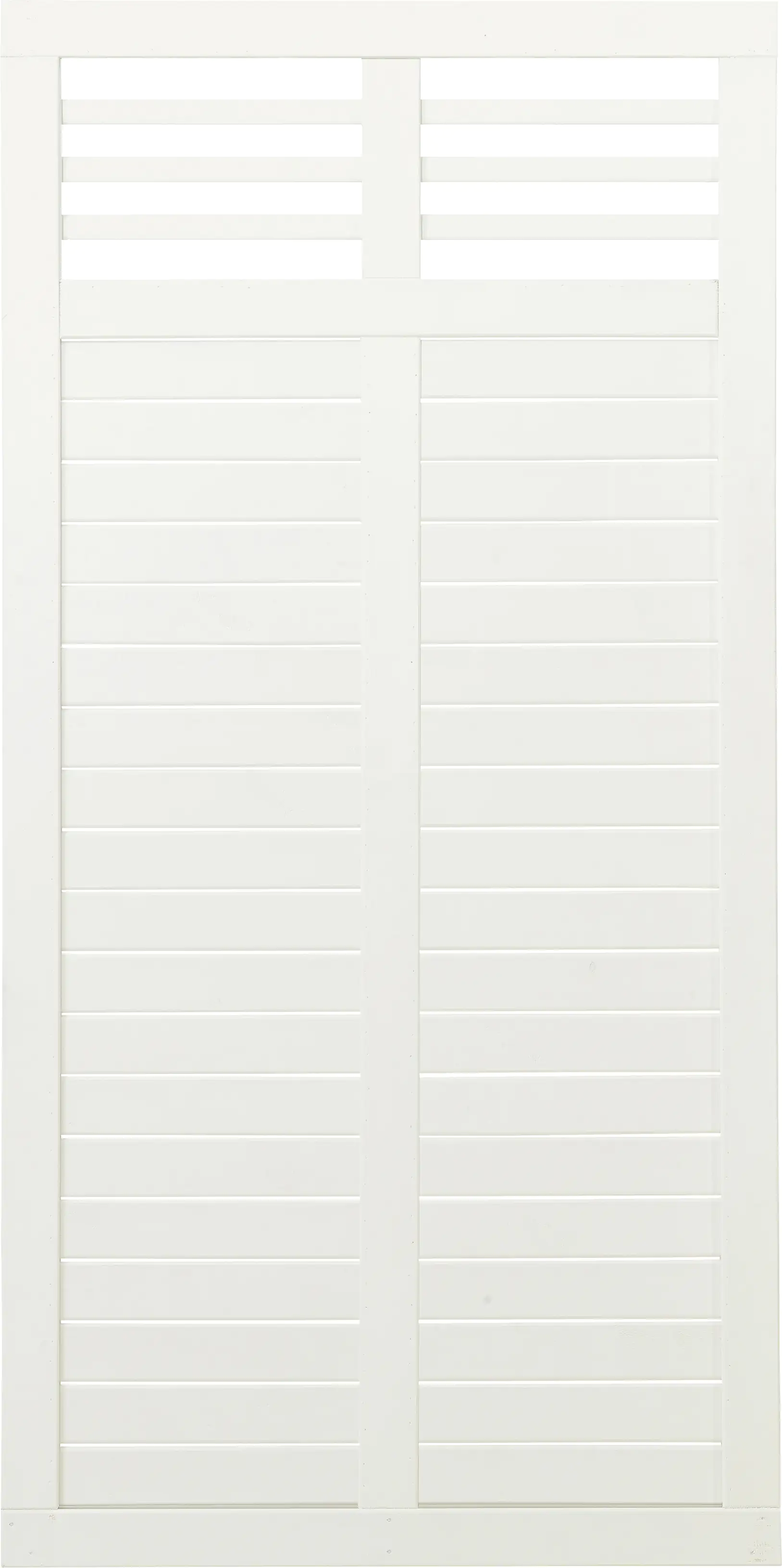 Plus Zaun Decora 90 x 180 cm RAL 9010 Weiß