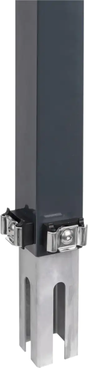 Alberts Zaunerhöhung Erhard für Erhöhung von 80 cm 60 x 60 mm anthrazit