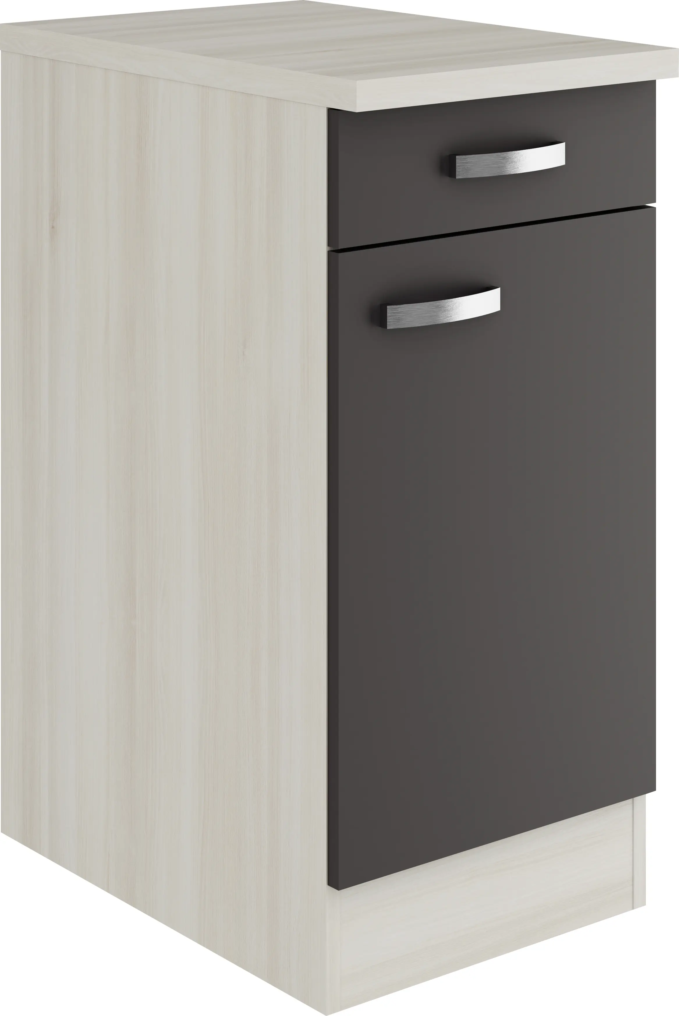 Optifit Unterschrank Faro 220 anthrazit/akazie 40 cm 