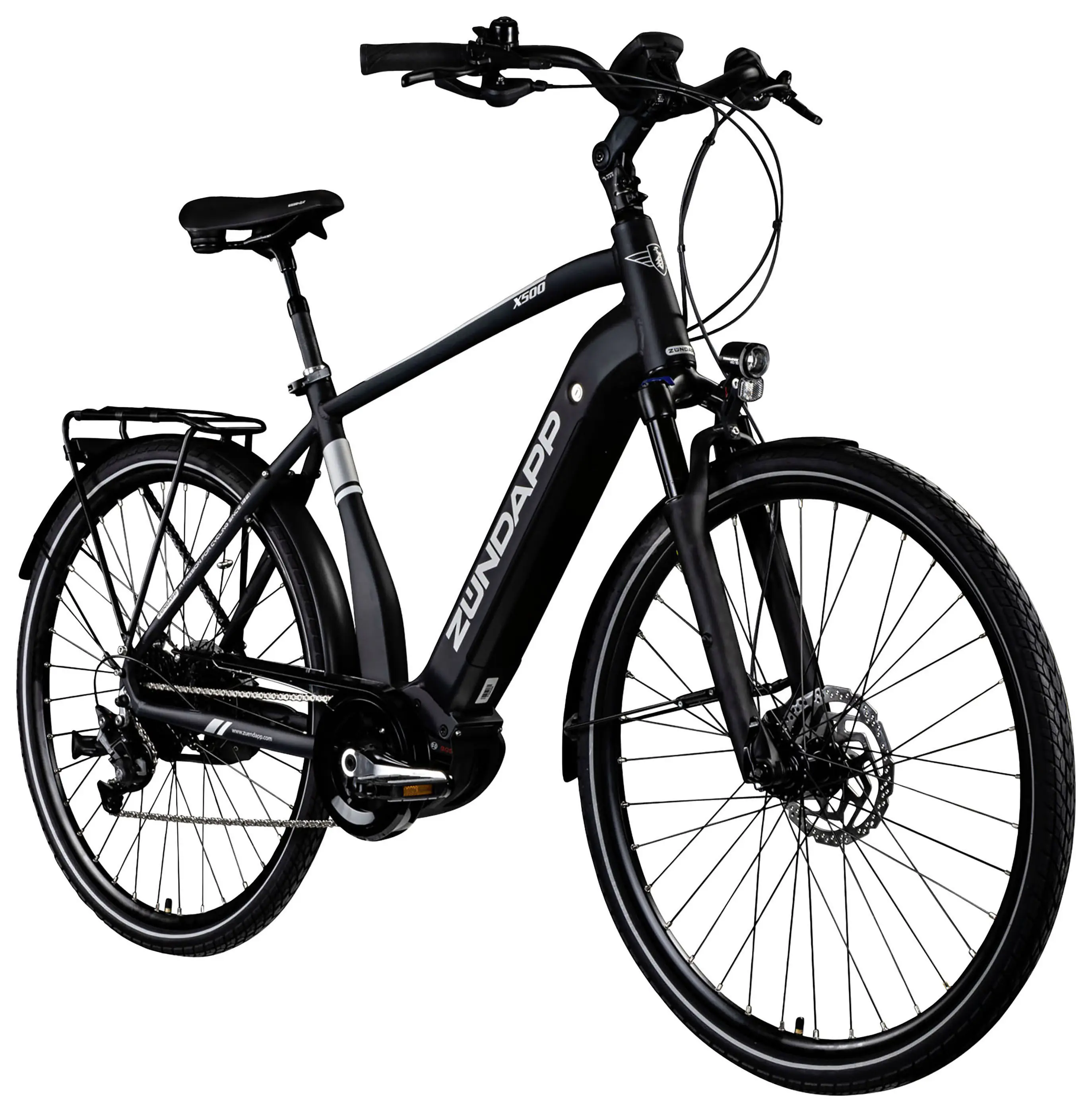 Zündapp E-Bike X500 Trekking 28 Zoll 11-Gang 500 Wh schwarz 