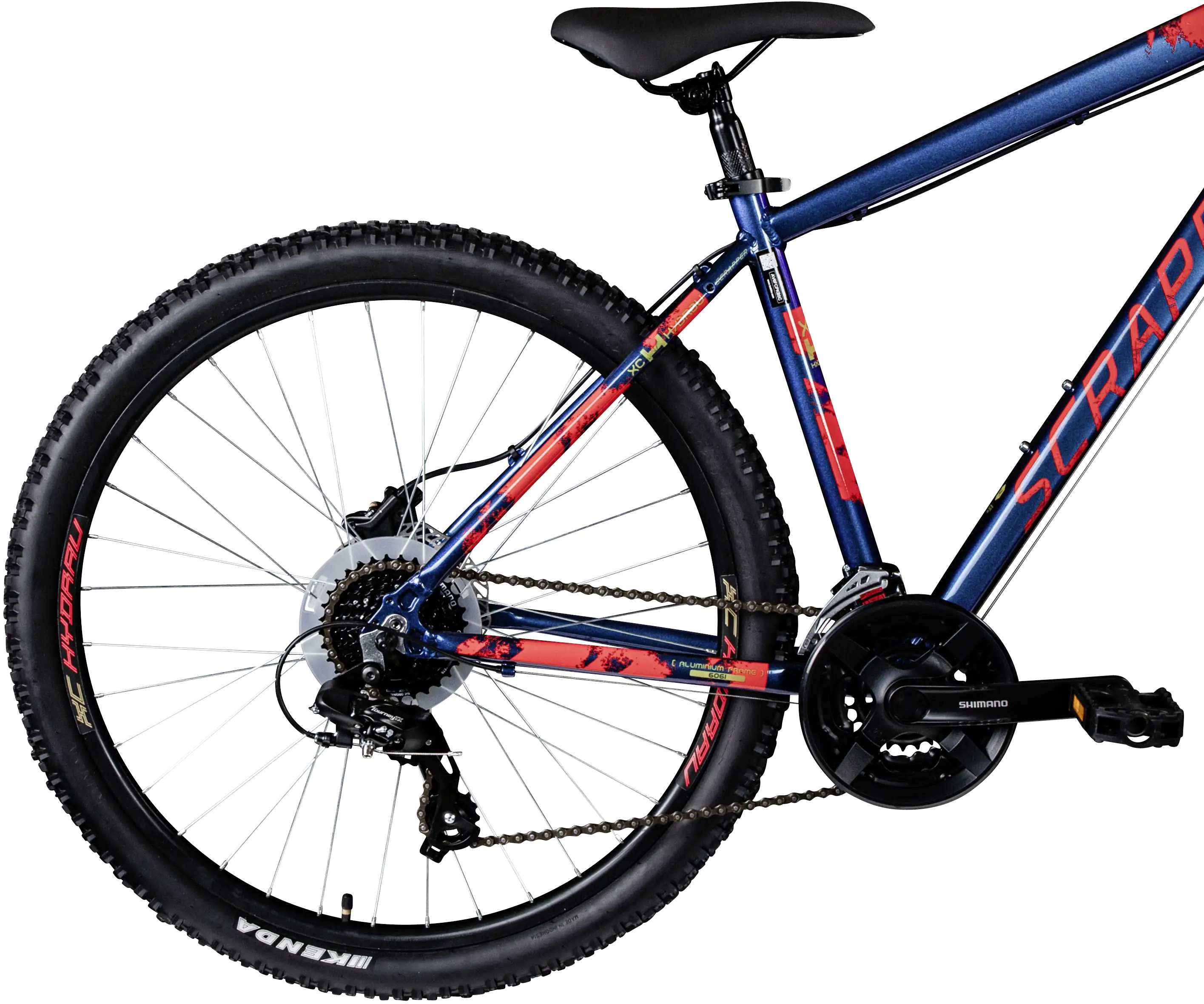 Scrapper Mountainbike XC HYDRAU 2.1 M 27,5 Zoll RH 46cm 24-Gang blau rot