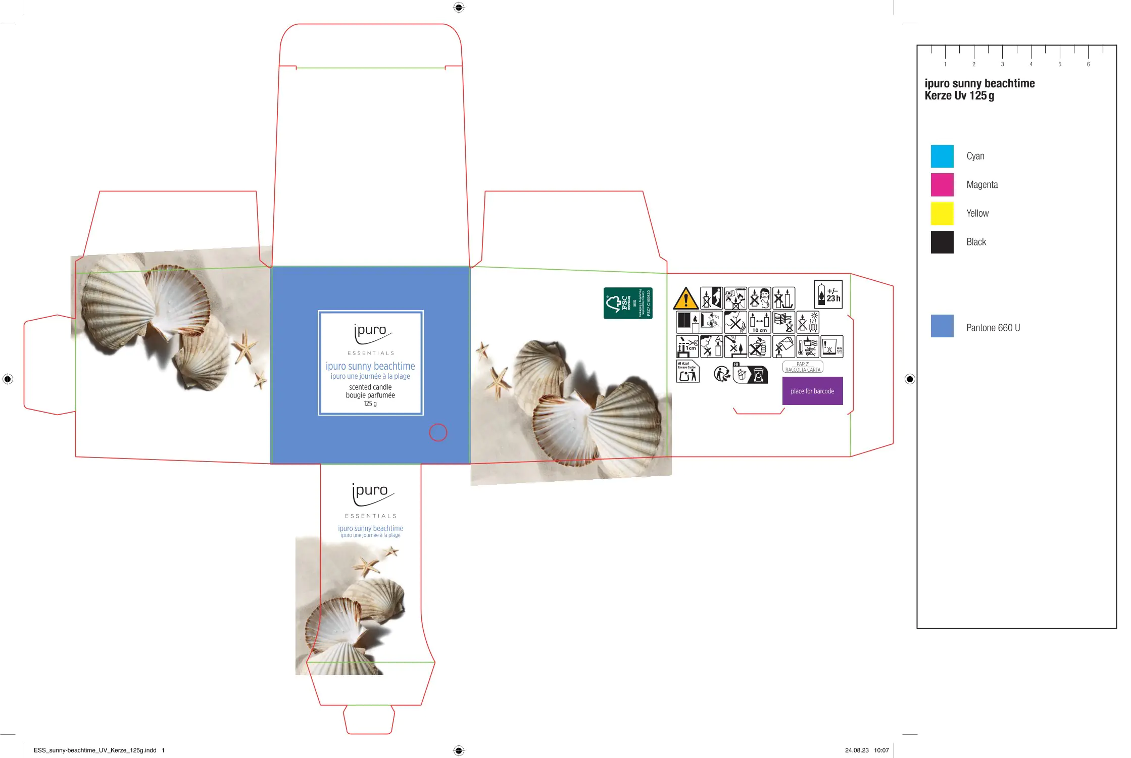 ipuro ESSENTIALS Duftkerze Sunny Beachtime 125 g ipuro ESSENTIALS Duftkerze Sunny Beachtime 125 g