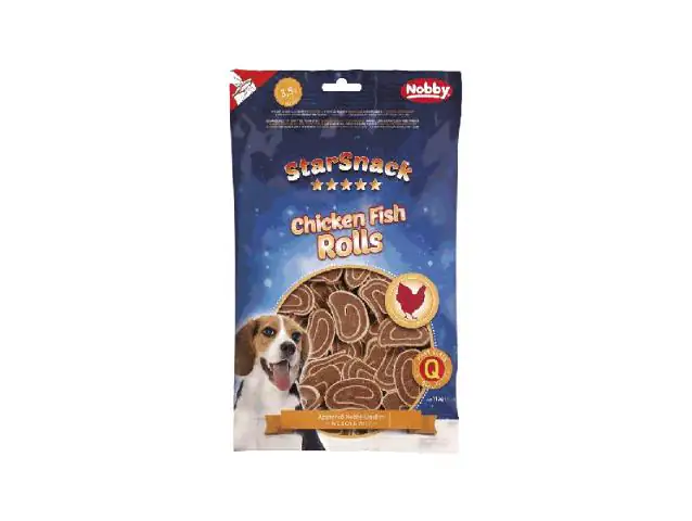Nobby StarSnack Chicken Fish Rolls 113 g