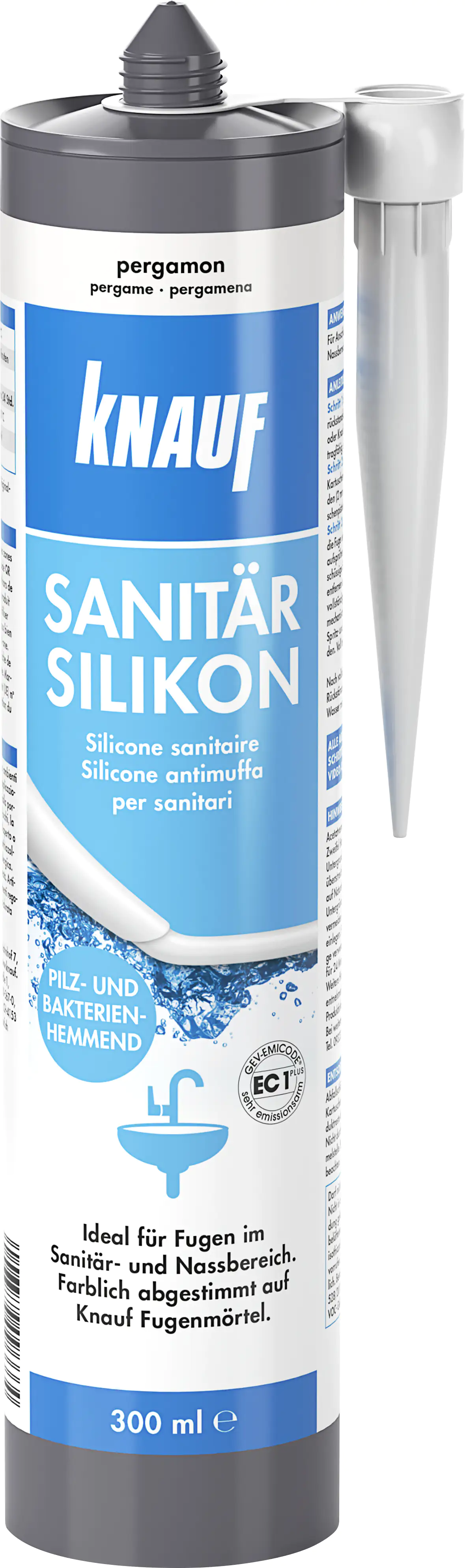 Knauf Sanitär Silikon pergamon 300 ml