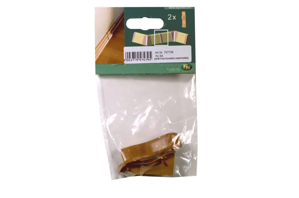 Zwischenstück Kunststoffleiste KU.04 nussbaum