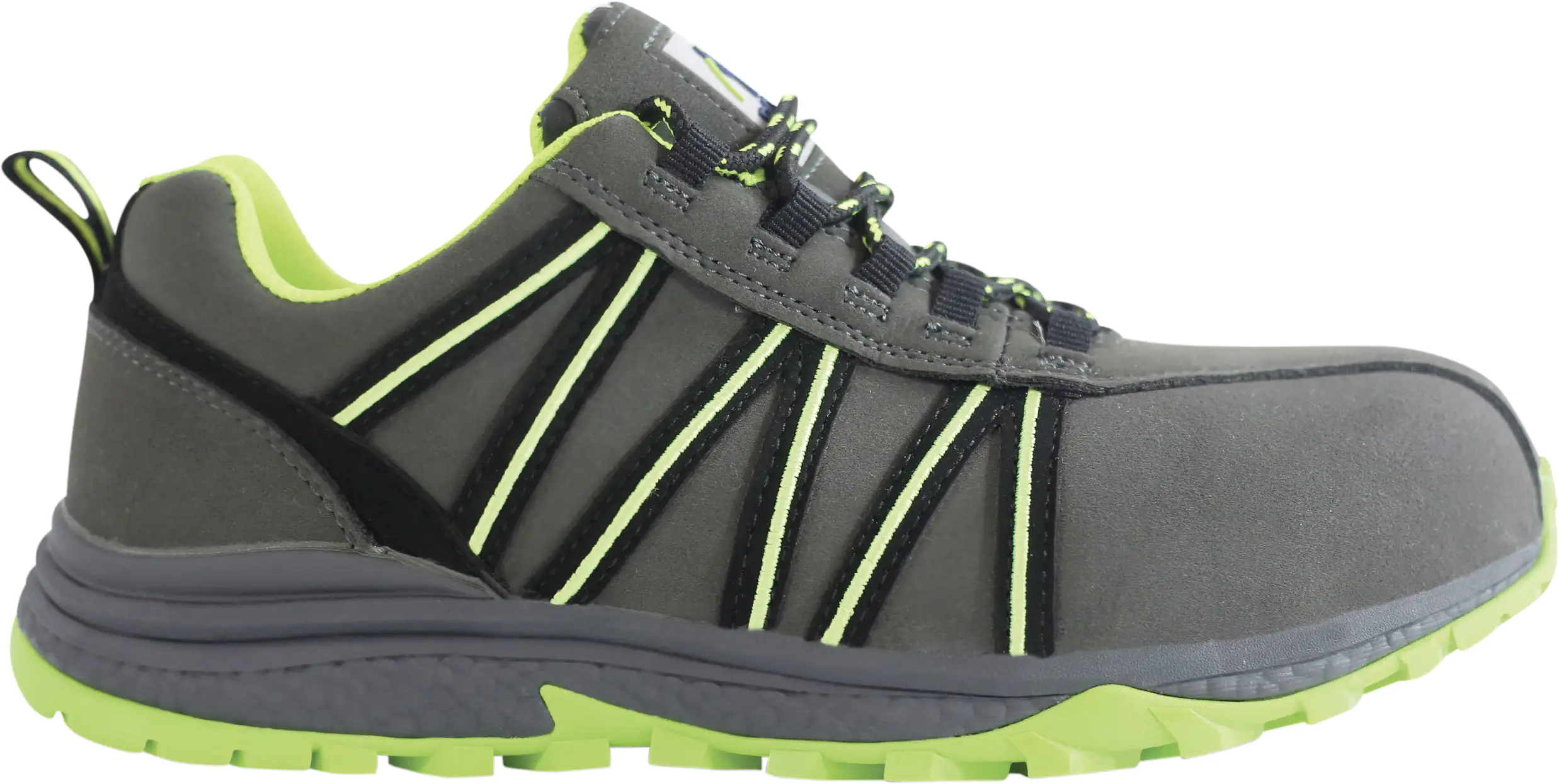 Power Safe Halbschuh Kim S1P grau-grün