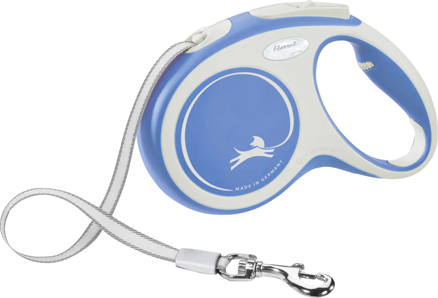 Flexi Hundeleine New Comfort blau, Gurt