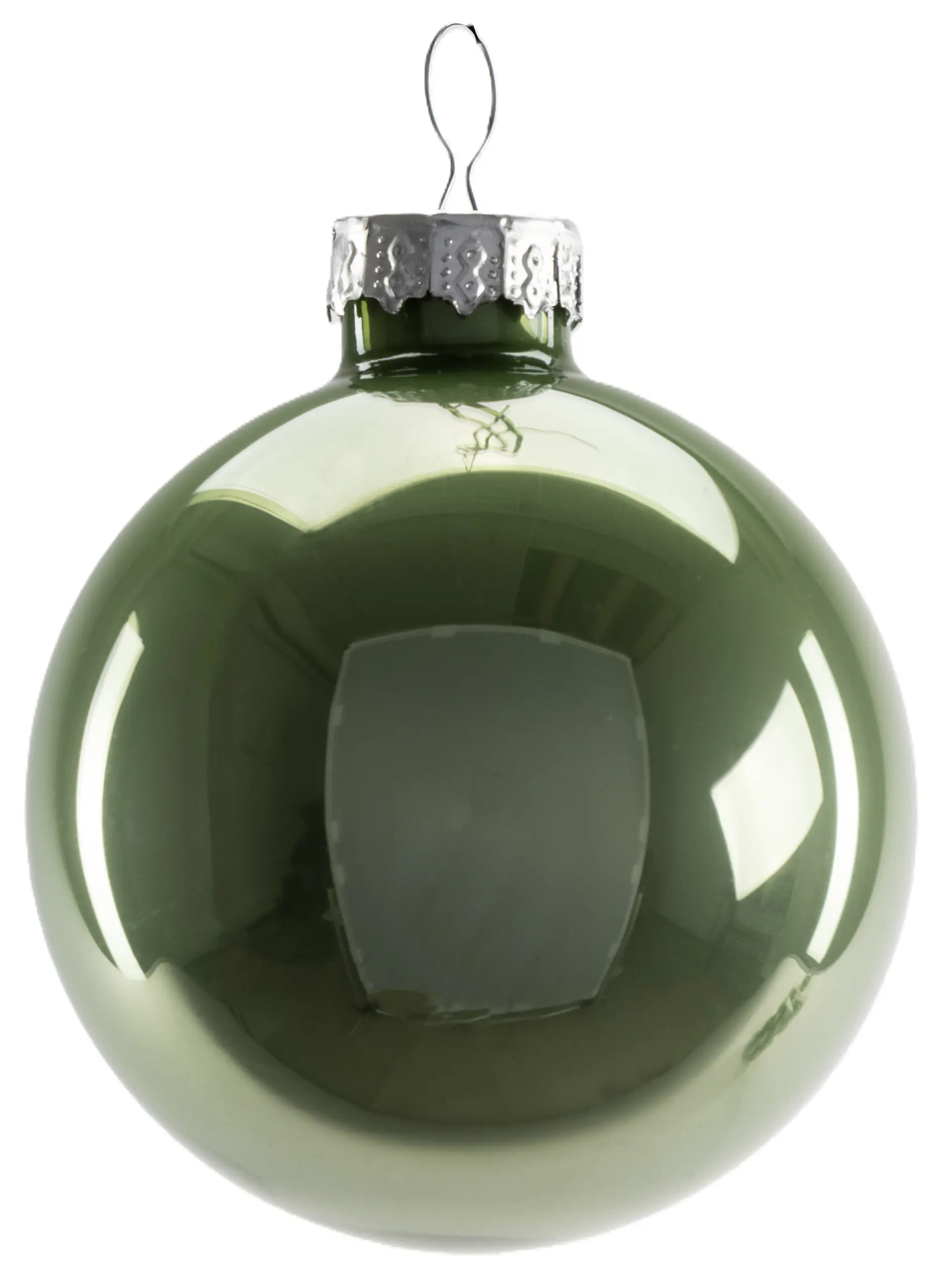 TrendLine Weihnachtskugeln aus Glas Ø 6 cm salbeigrün 20 Stück