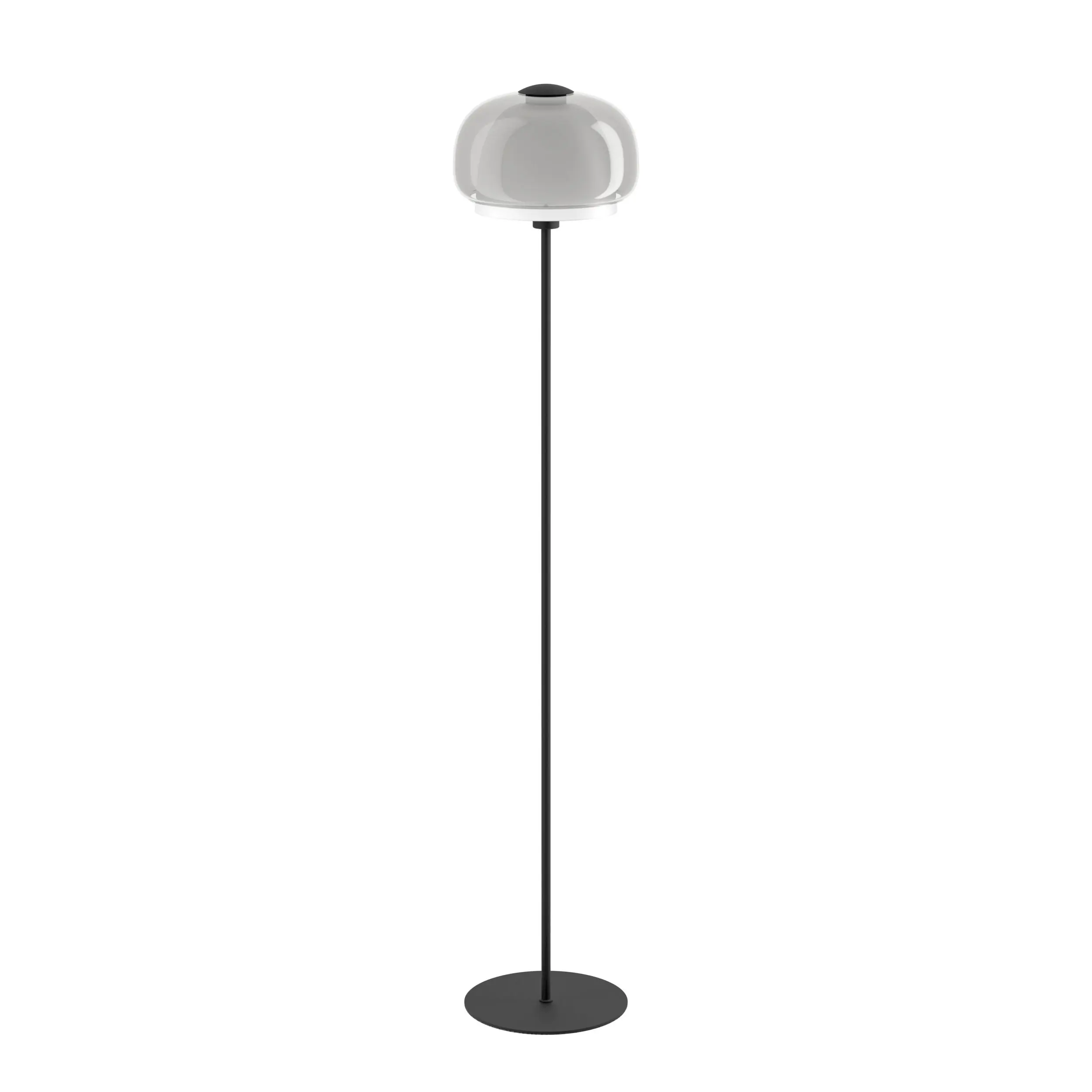 Eglo Stehleuchte Belomontejo E27 Ø 30 x 157,5 cm schwarz/weiß