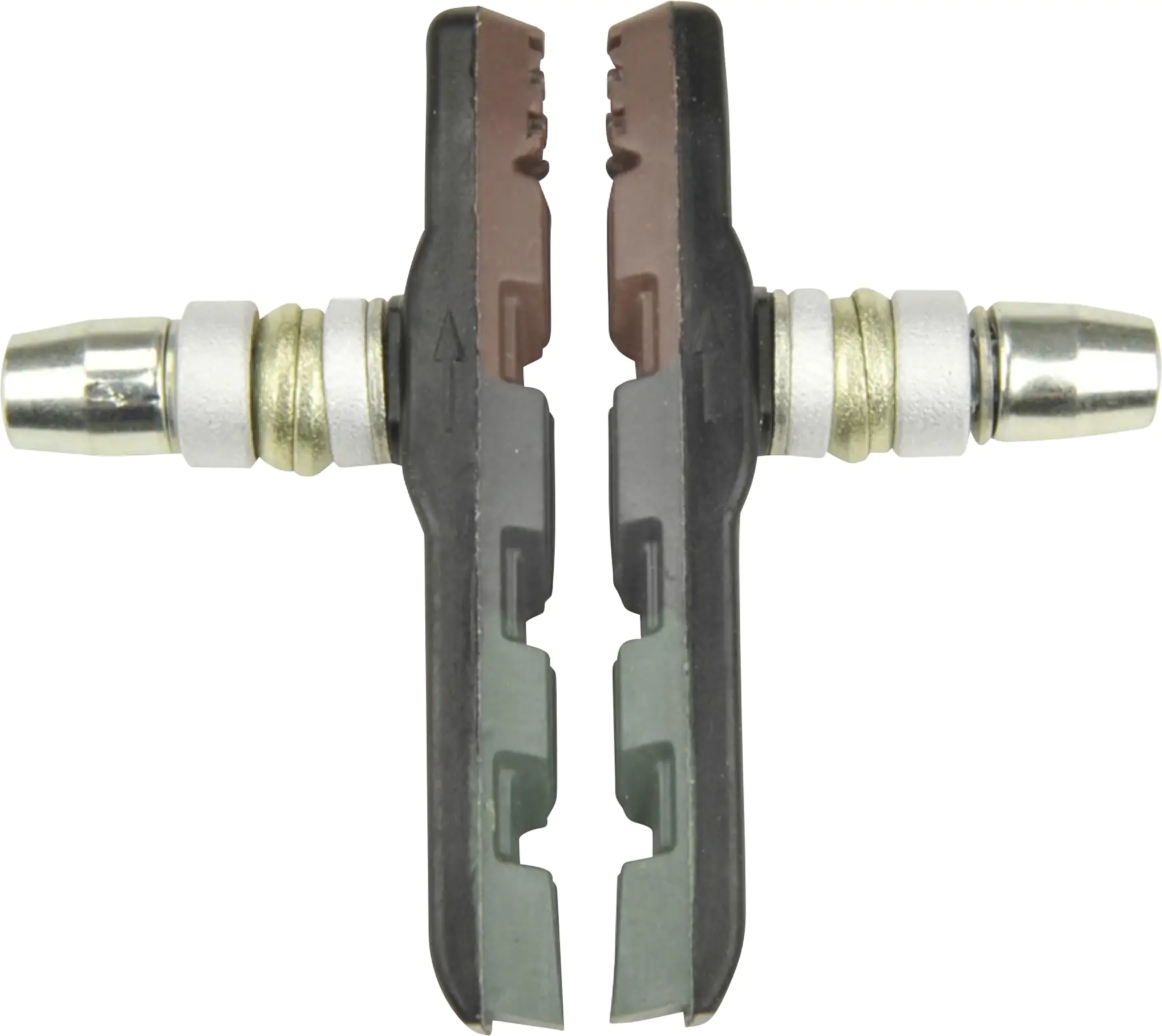 Fischer V-Brake Bremsschuhe schraubbar für Alu- und Stahlfelgen Allwetter