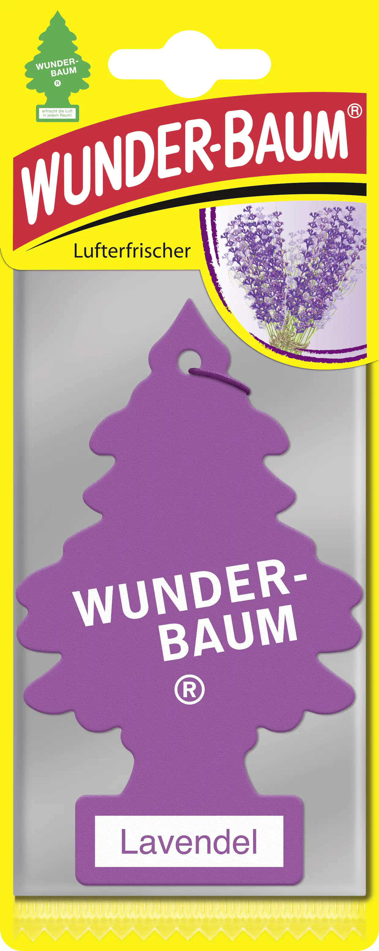 Wunderbaum Papierlufterfrischer Lavendel