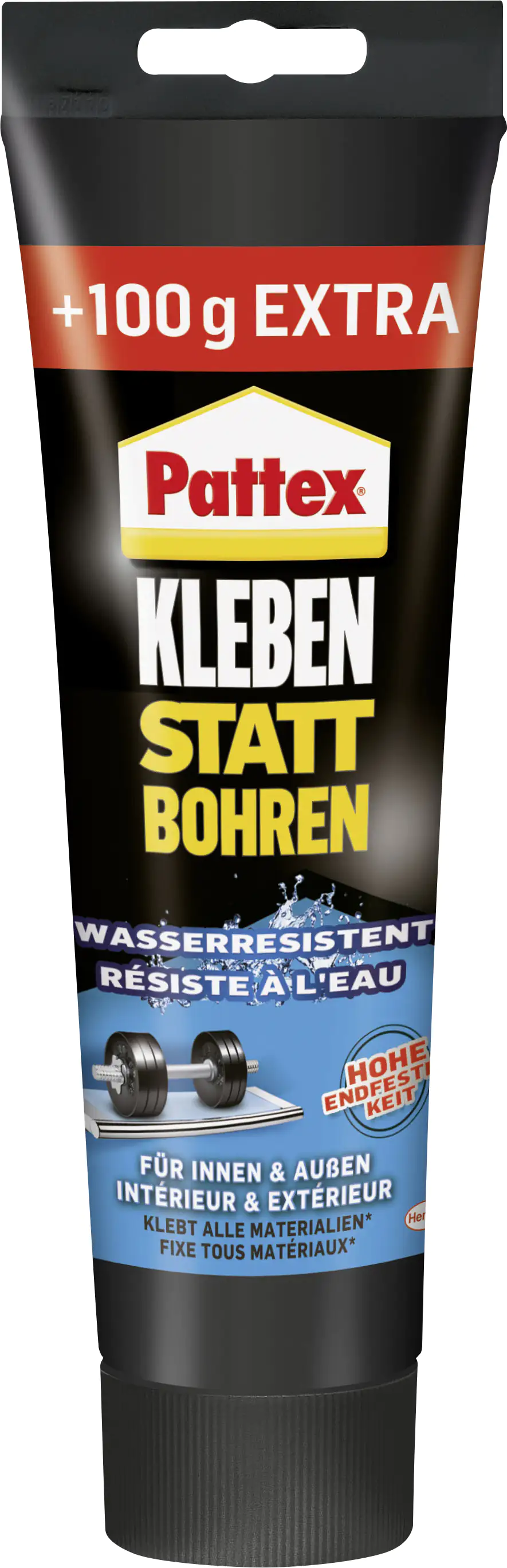 Pattex Montagekleber Kleben Statt Bohren Wasserresistent 440 g
