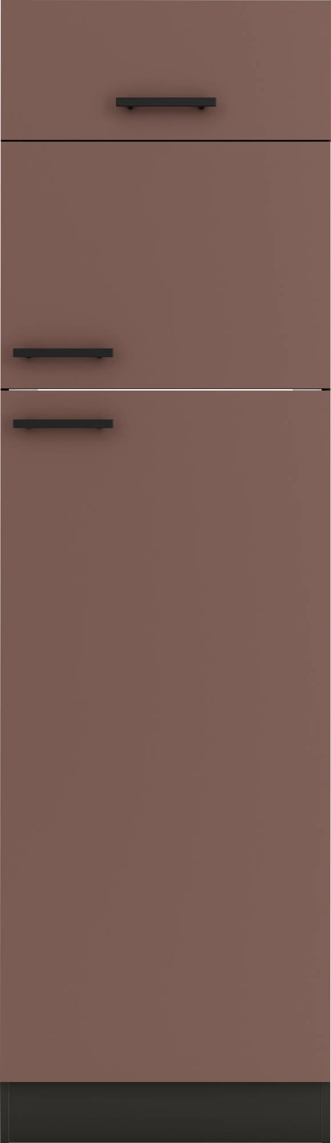 Optifit Hochschrank Nizza 407 rostrot/anthrazit matt 60 cm