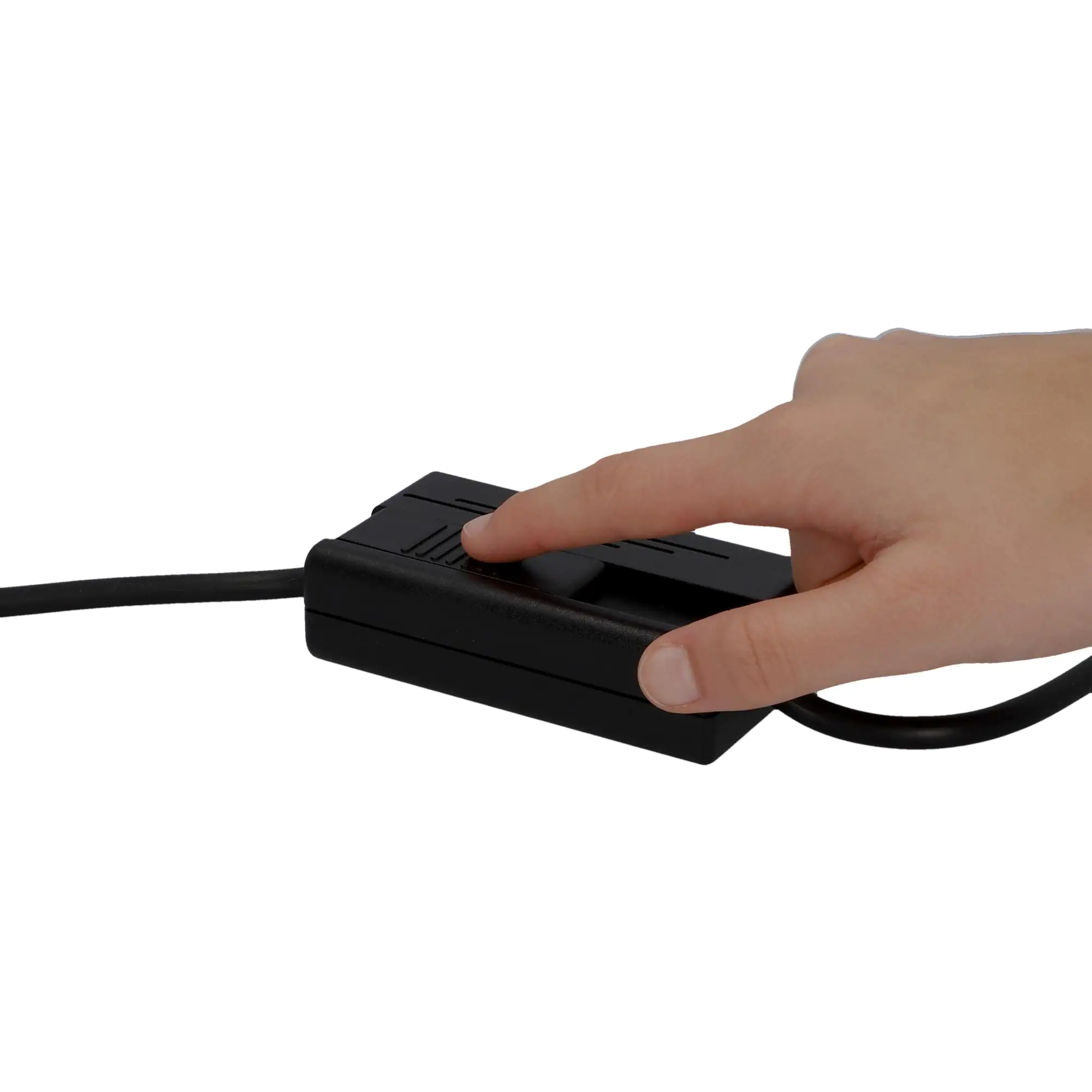 Schnur-Dimmer 250V 20-500W, schwarz