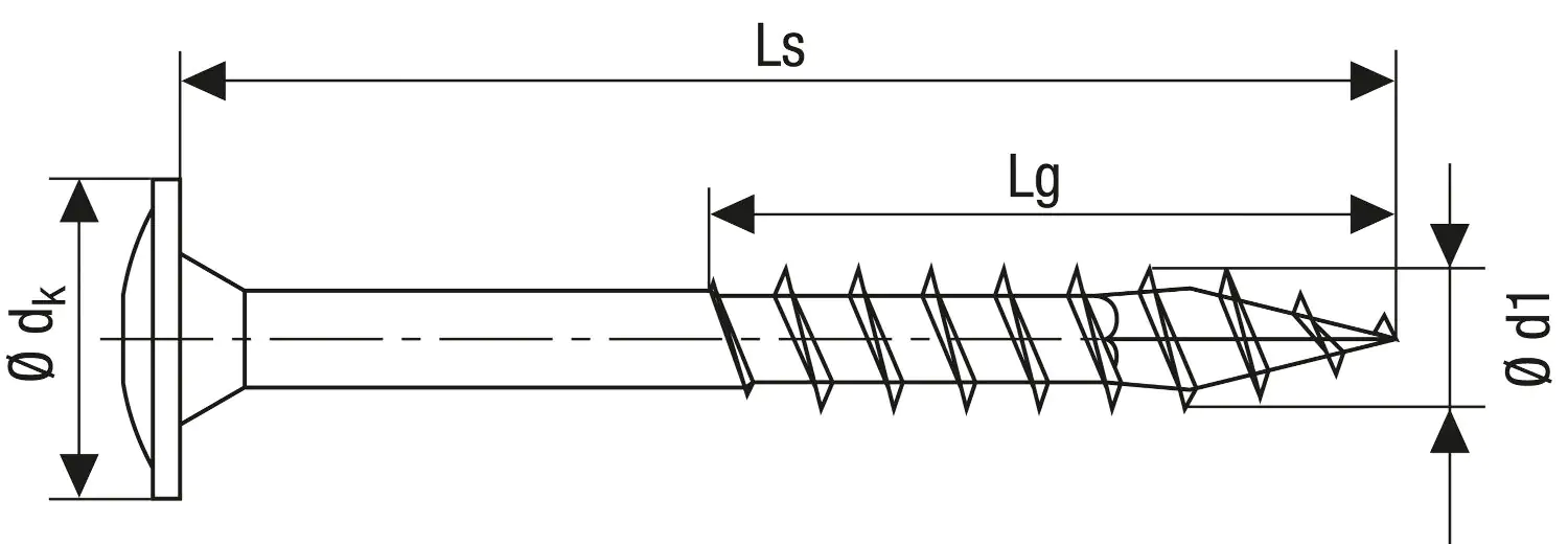 Spax Holzbauschrauben 8.0 x 280 mm TX 40 - 1 Stk.