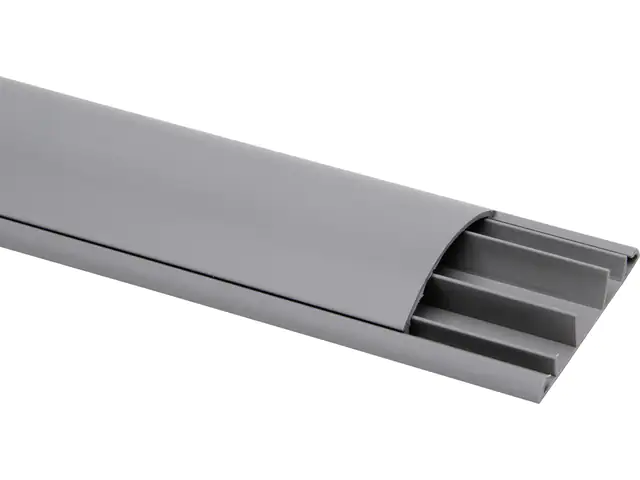 Kopp Bodenkanal Kunstoff 2 m grau 60 x 15 mm